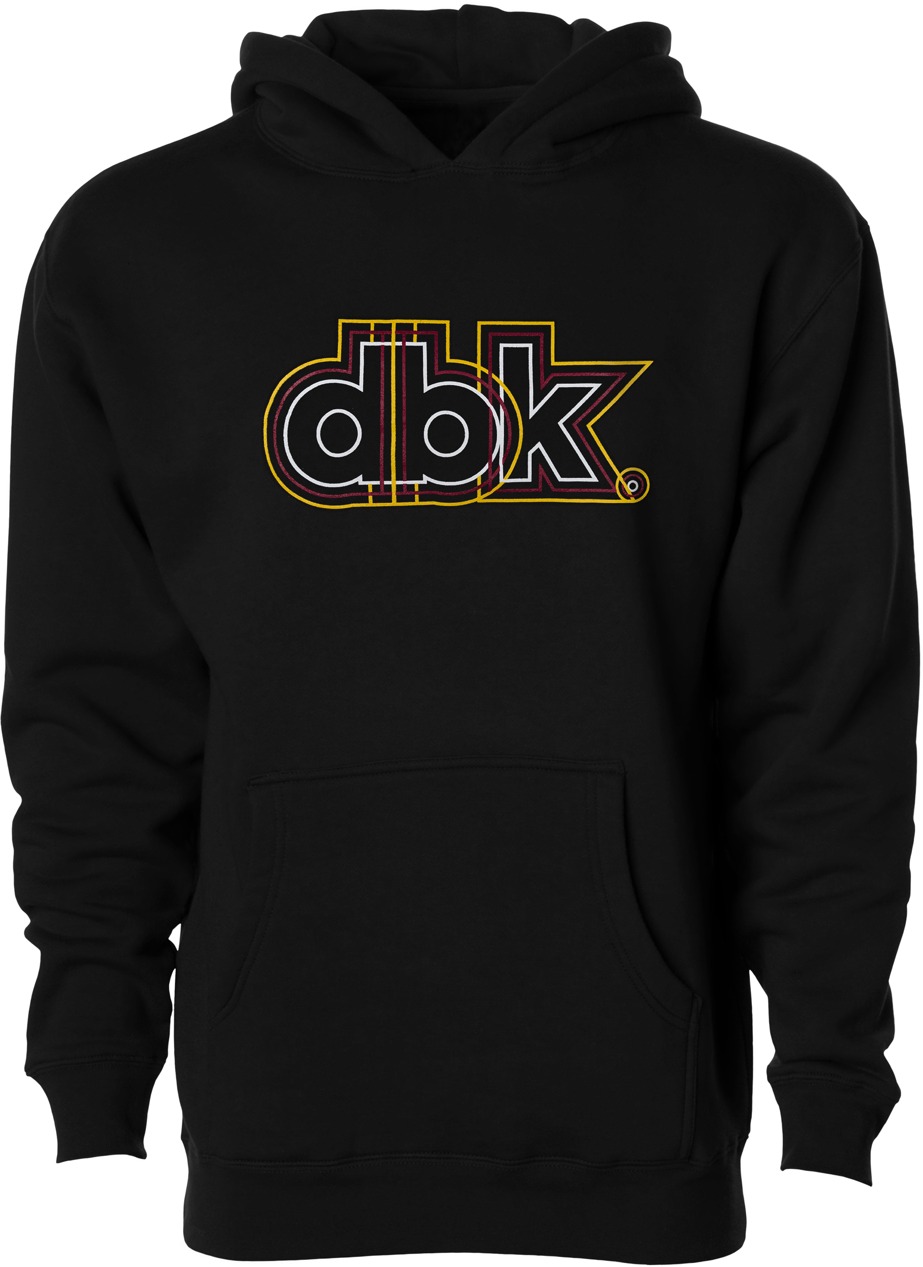 LINED UP YOUTH HOODIE BLACK YS