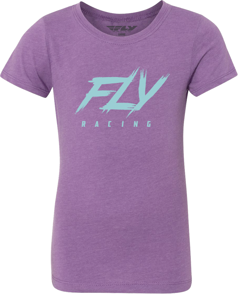 GIRL'S FLY EDGE TEE PURPLE YS