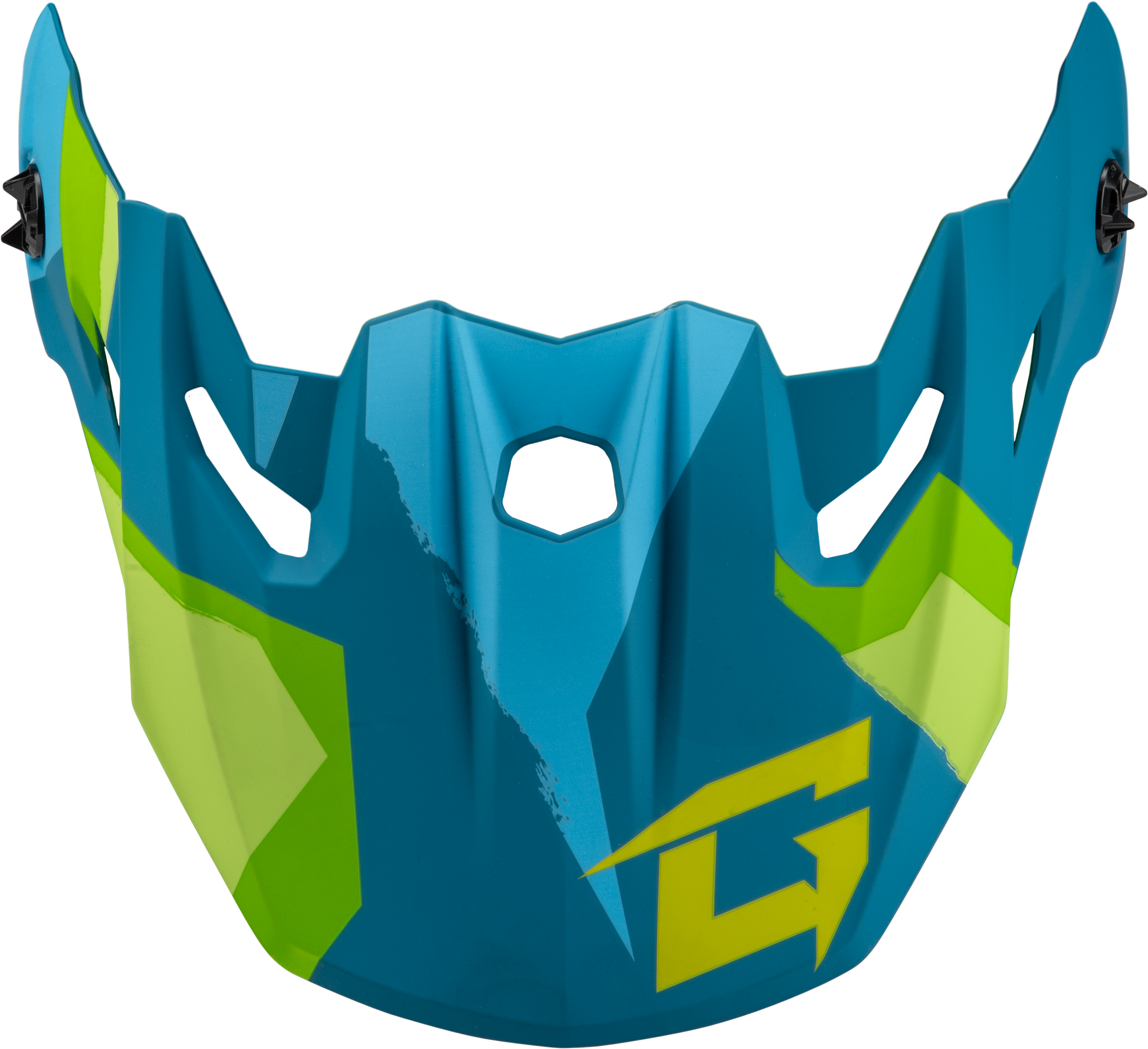 MX-96 SPLINTER VISOR W/SCREWS MATTE BLUE/GREEN