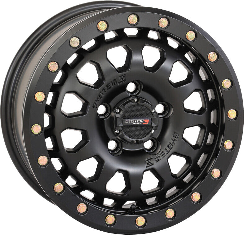SB6 BL WHEEL 15X7 4+3 (+10MM) 5/4.5 MATTE BLACK