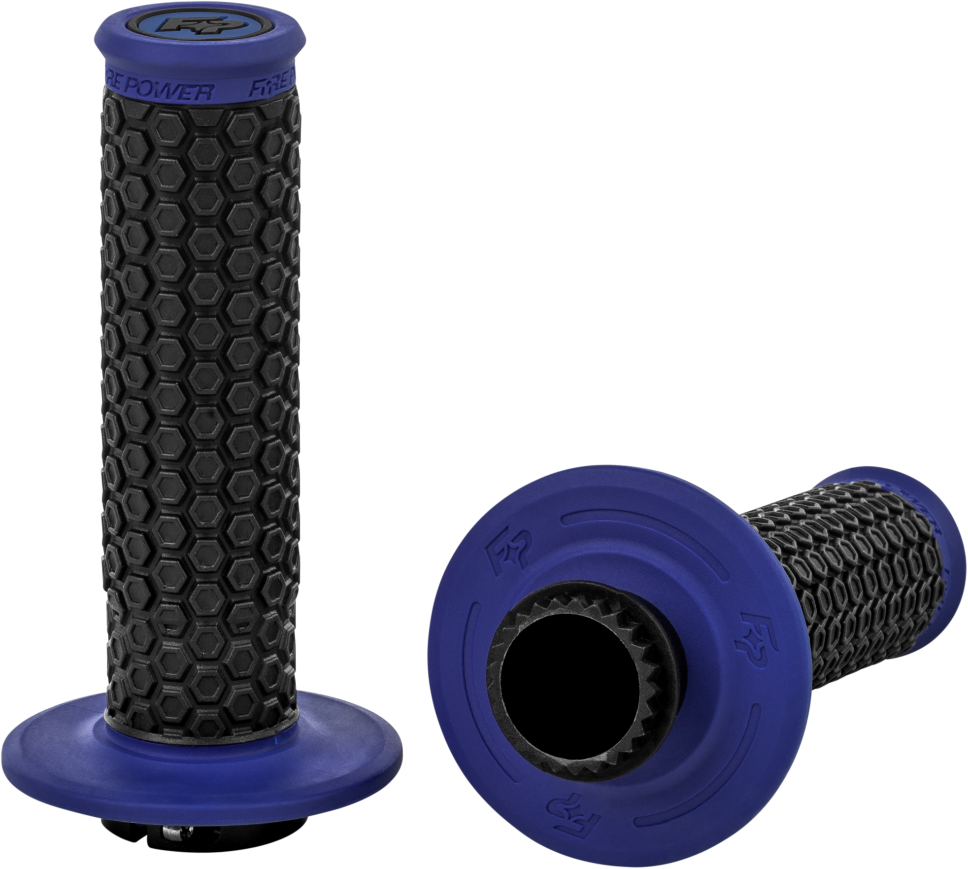 PILOT MX LOCK-ON GRIPS BLUE
