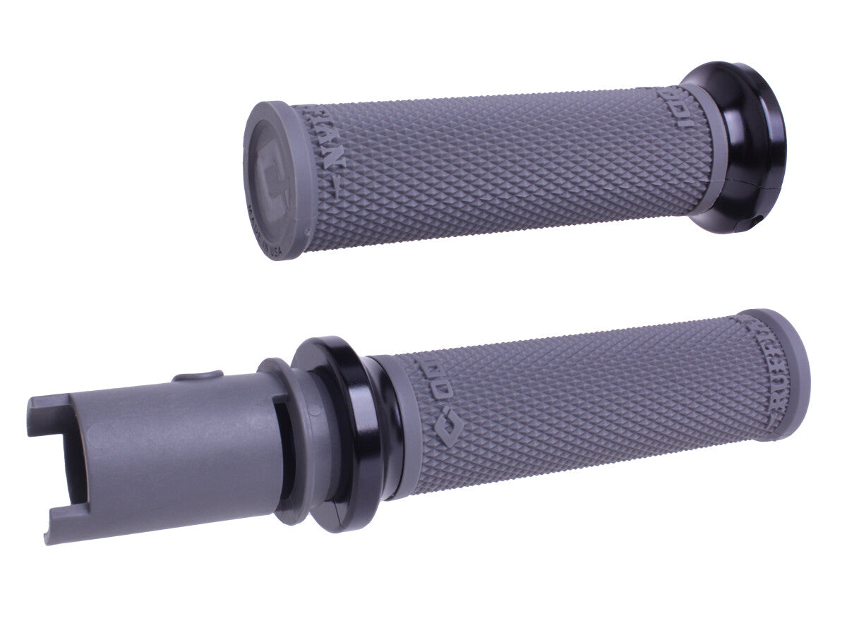 LOCK-ON RUFFIAN GRIPS GRAPHITE/BLACK CVO `23-24
