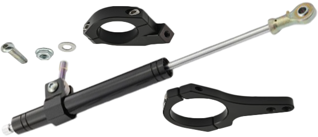STEERING DAMPER KIT BLACK 20-25 FXLRST