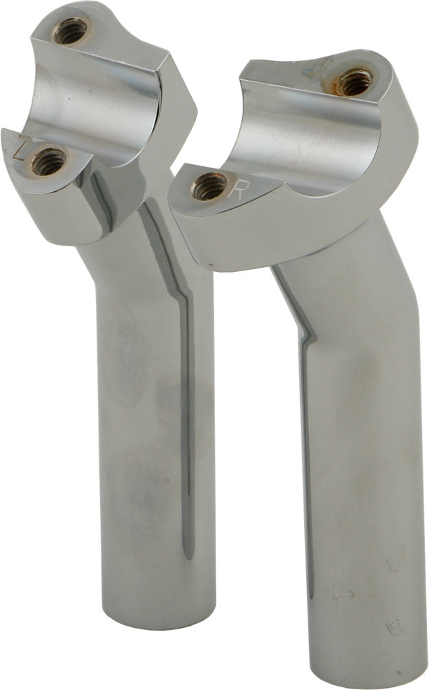 H-BAR RISERS 5.5" PULLBACK CHROME