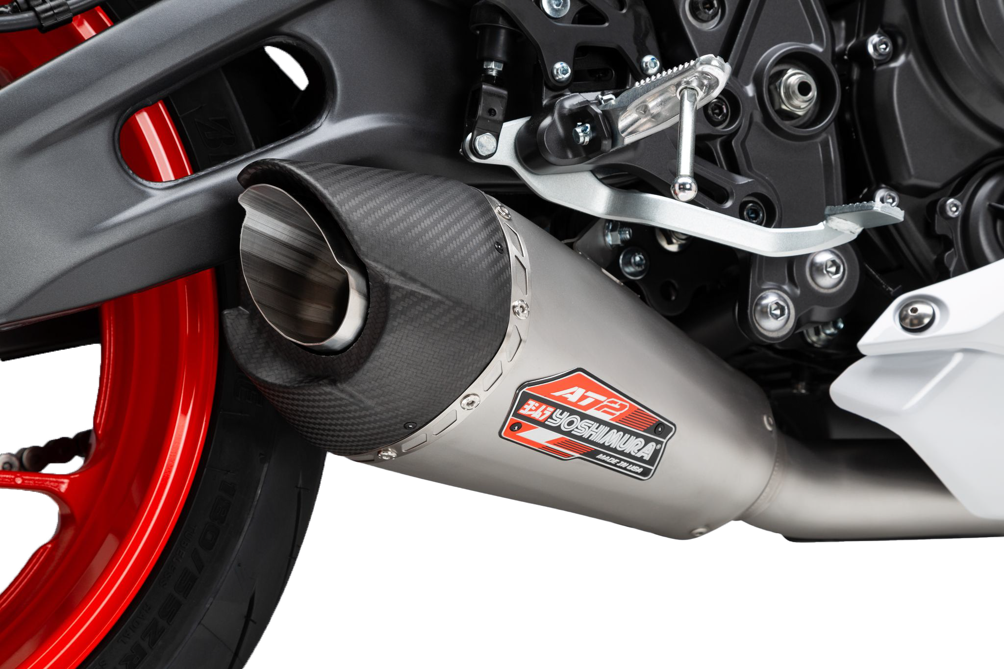 EXHAUST STREET AT2 SS-SS-CF YAM