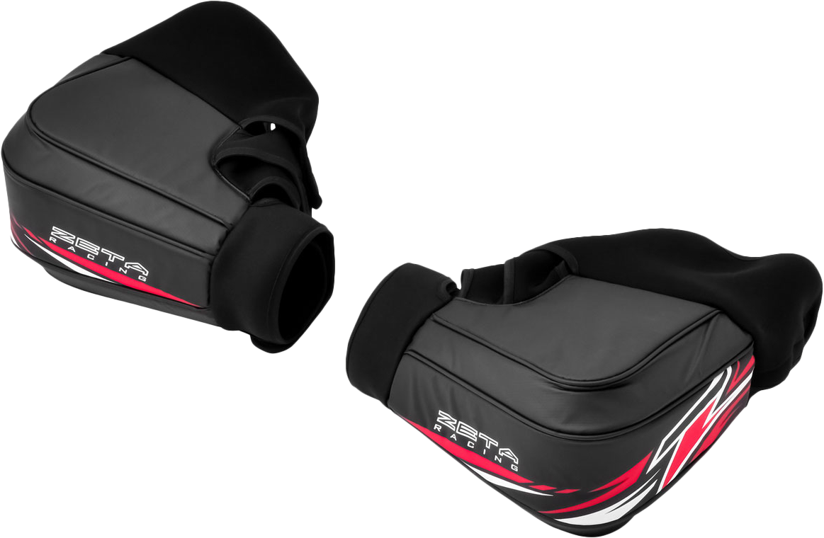HAND WARMERS BLACK/RED PR
