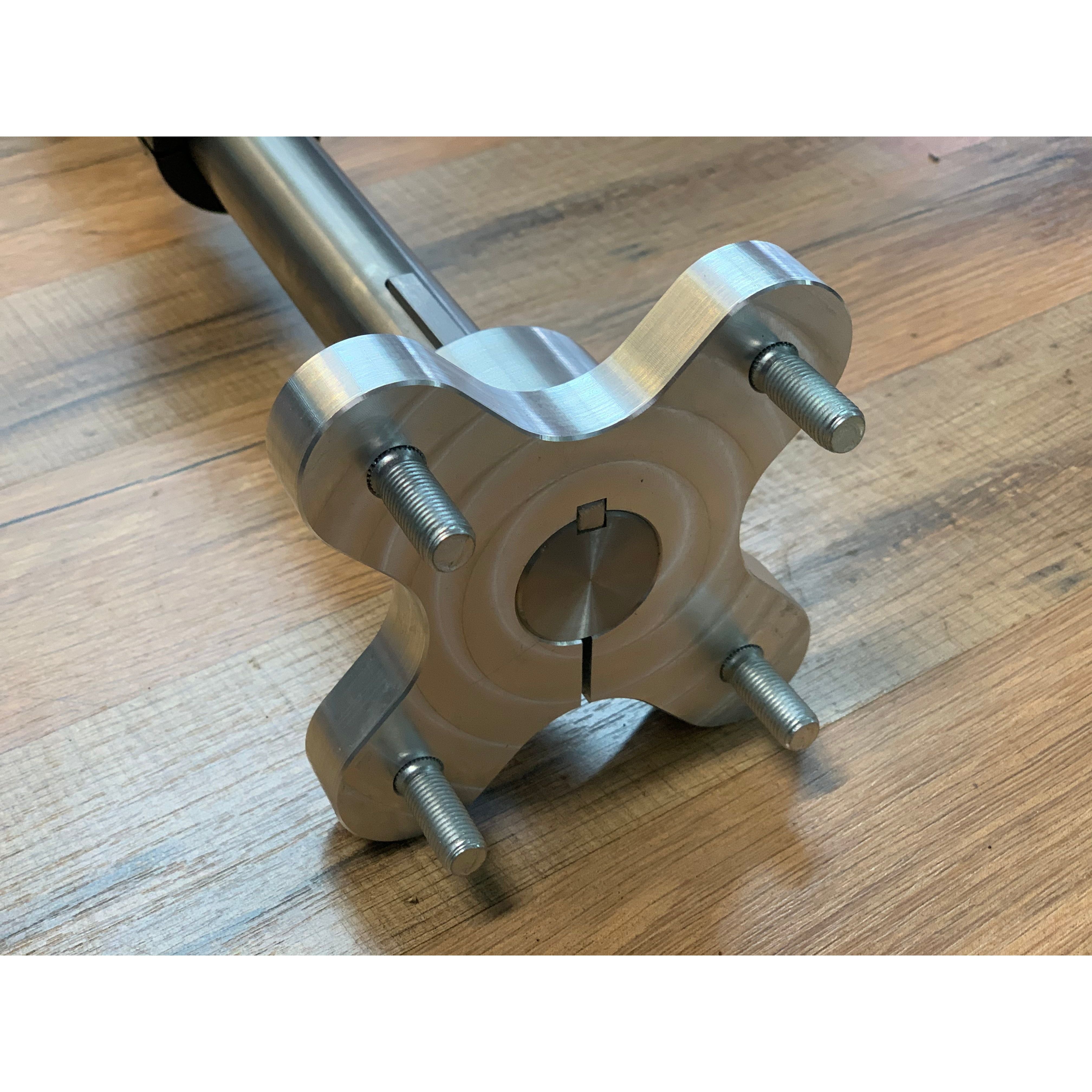 Titanium Axle - (2) Wheel Hubs