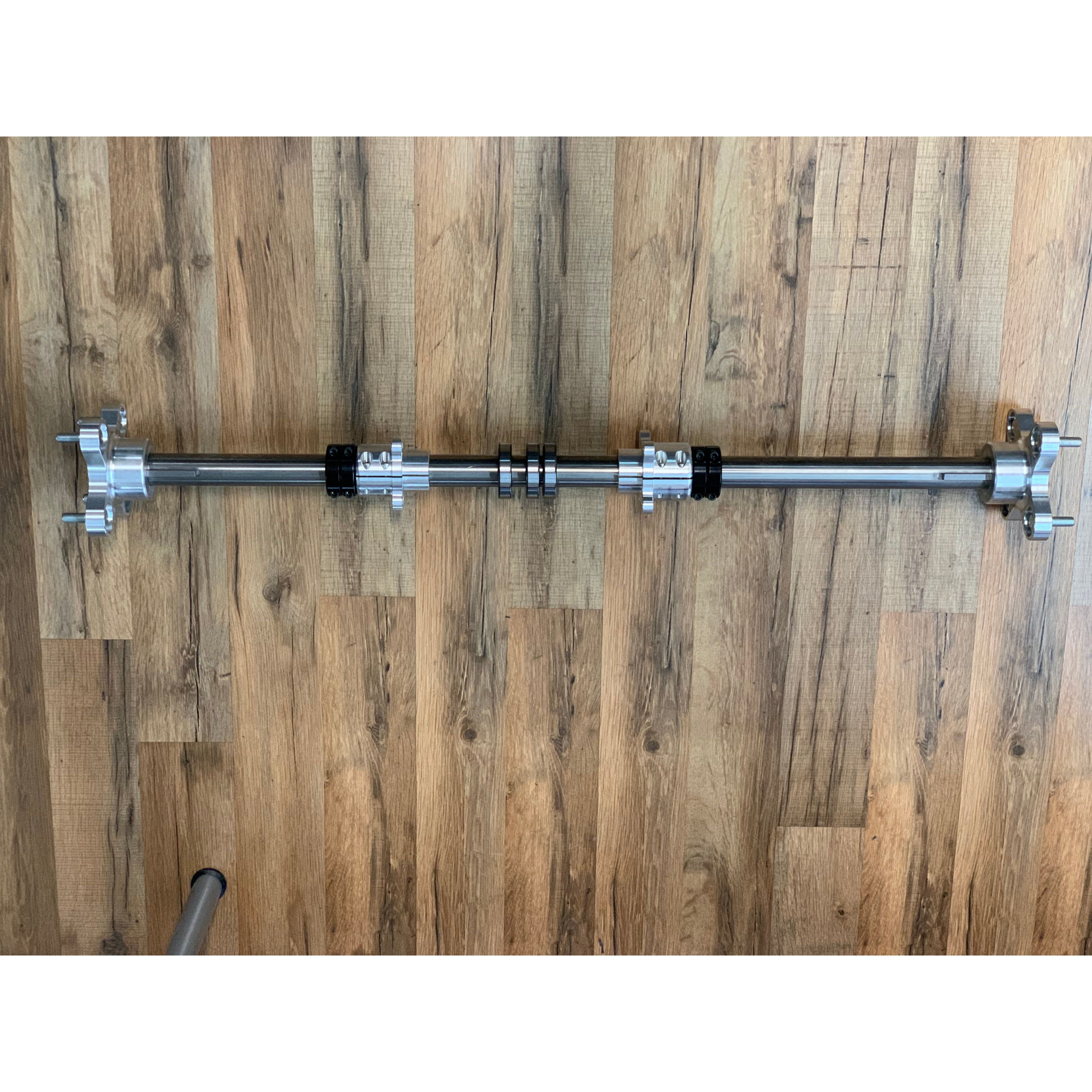 Titanium Axle - Stainless Steel Key Way Set