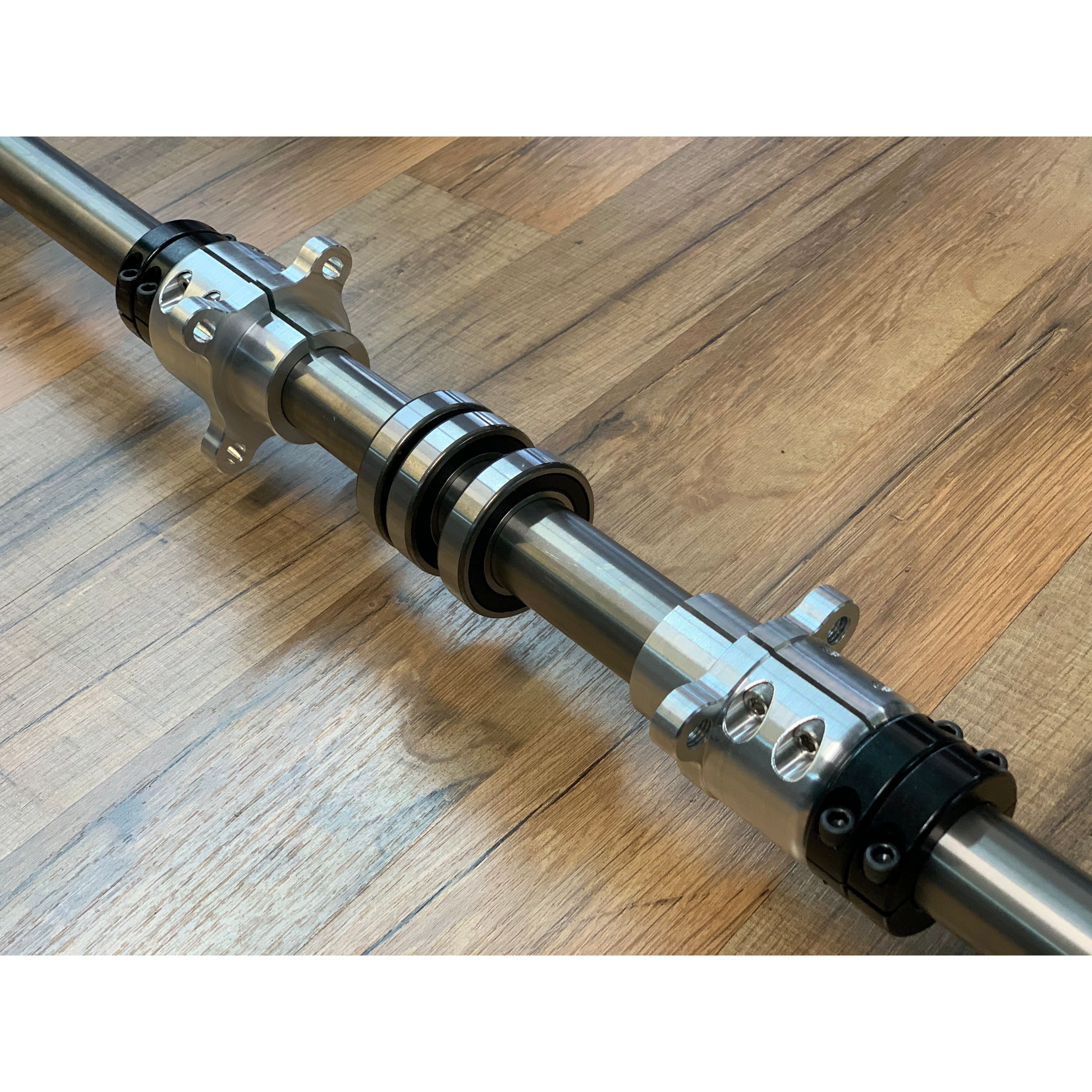 Titanium Axle - (2) Wheel Hubs