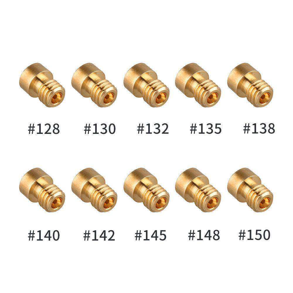 NIBBI RACING PE CARBURETORS - MAIN JET KITS -10 PACK (128 to 150)