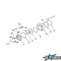#04 90cc Cylinder Head - Apex OEM - G-FORCE POWERSPORTS