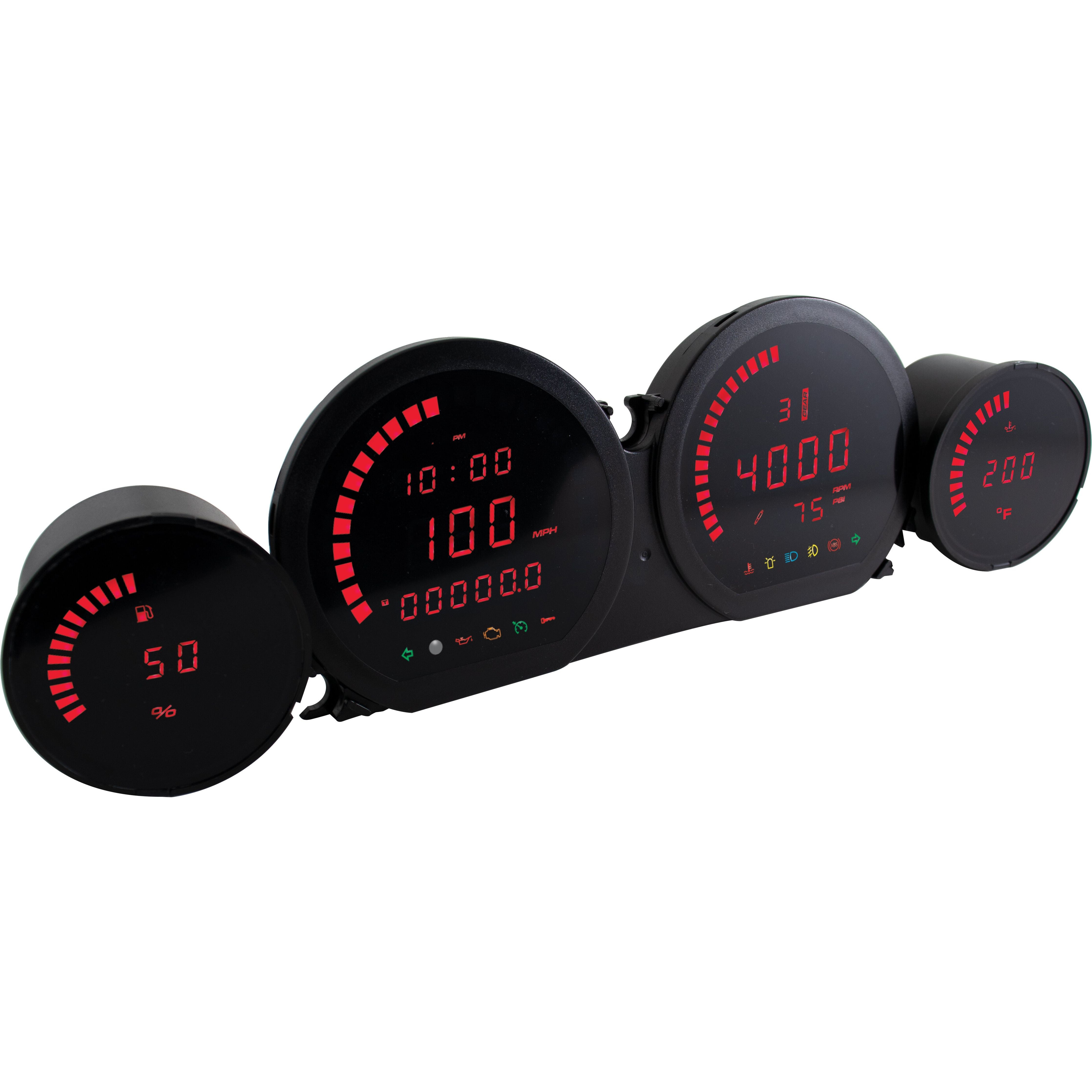 LED GAUGES RED `14-18 TOURING MODELS