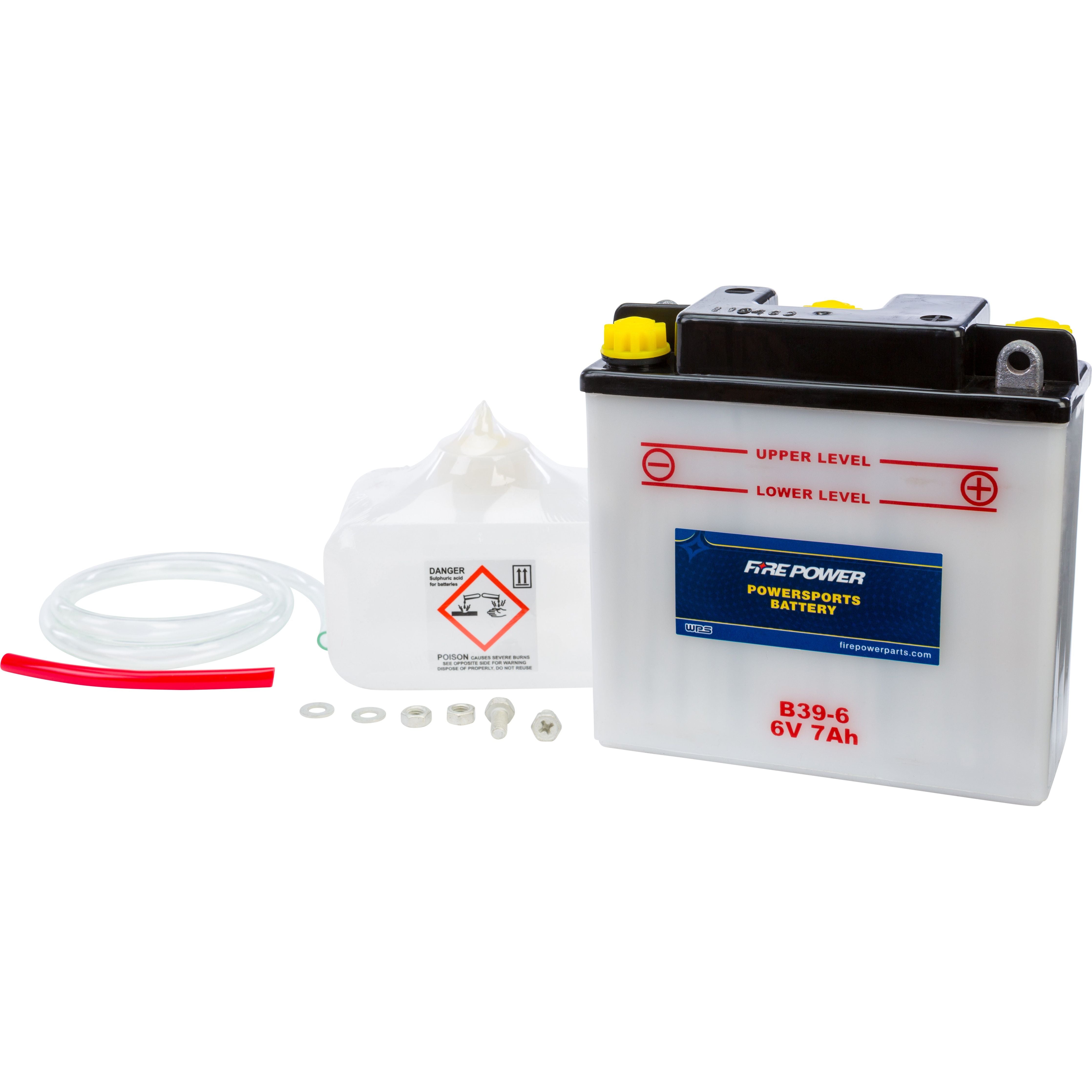 BATTERY W/ACID B49-6 6V B49-6