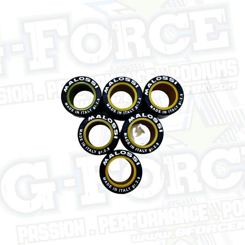 2.90 Gram Rollers 19x15.5 - Malossi (YELLOW)