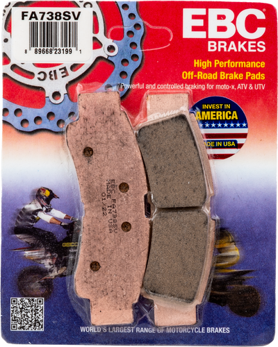 BRAKE PADS FA738SV SEVERE DUTY SV SERIES