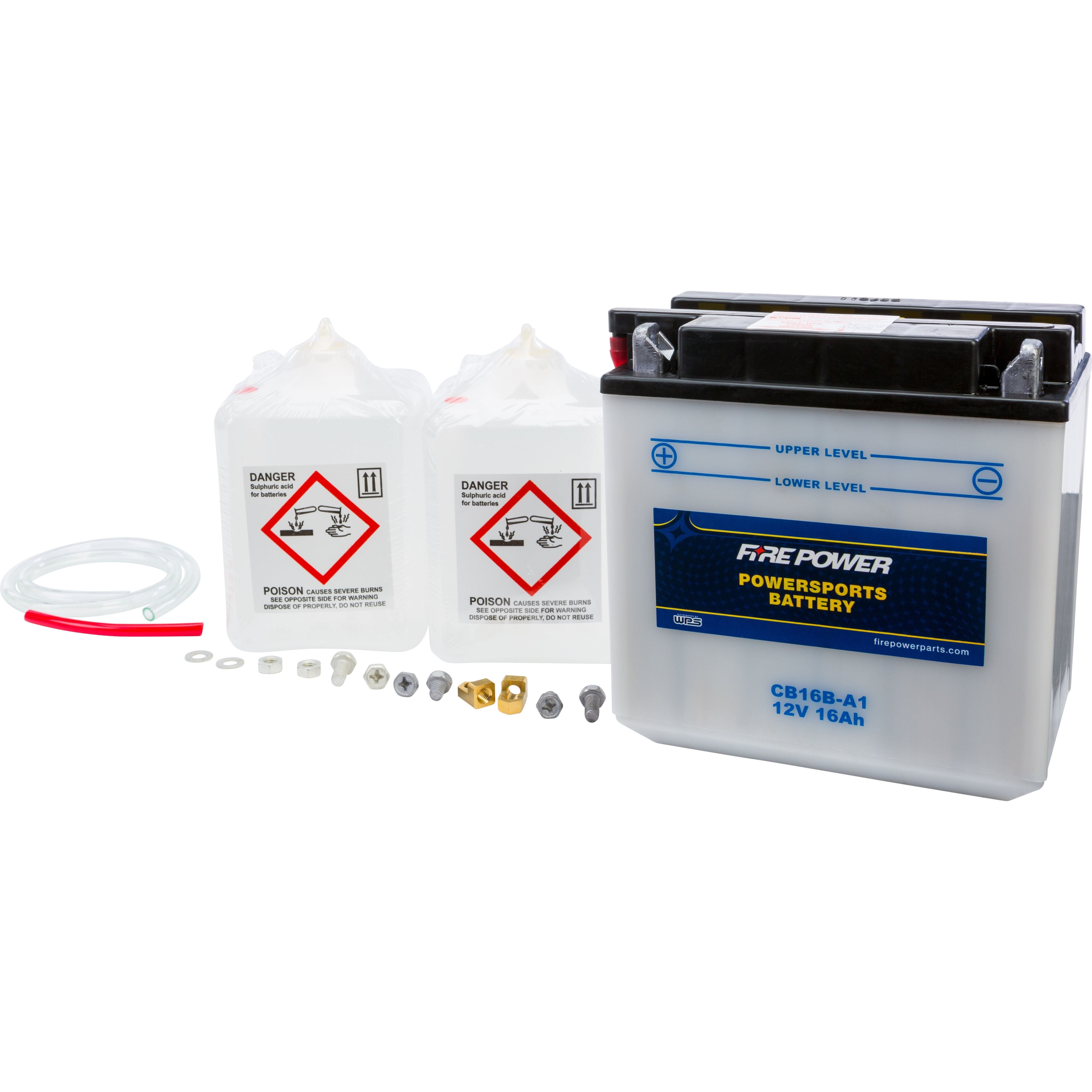 BATTERY W/ACID CB16-B 12V HEAVY DUTY CB16-B