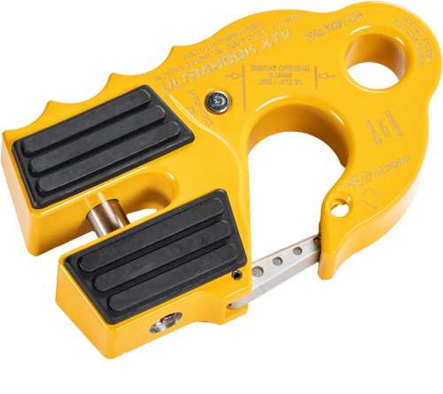 ULTRAHOOK XTV WINCH SHACKLE MOUNT YELLOW