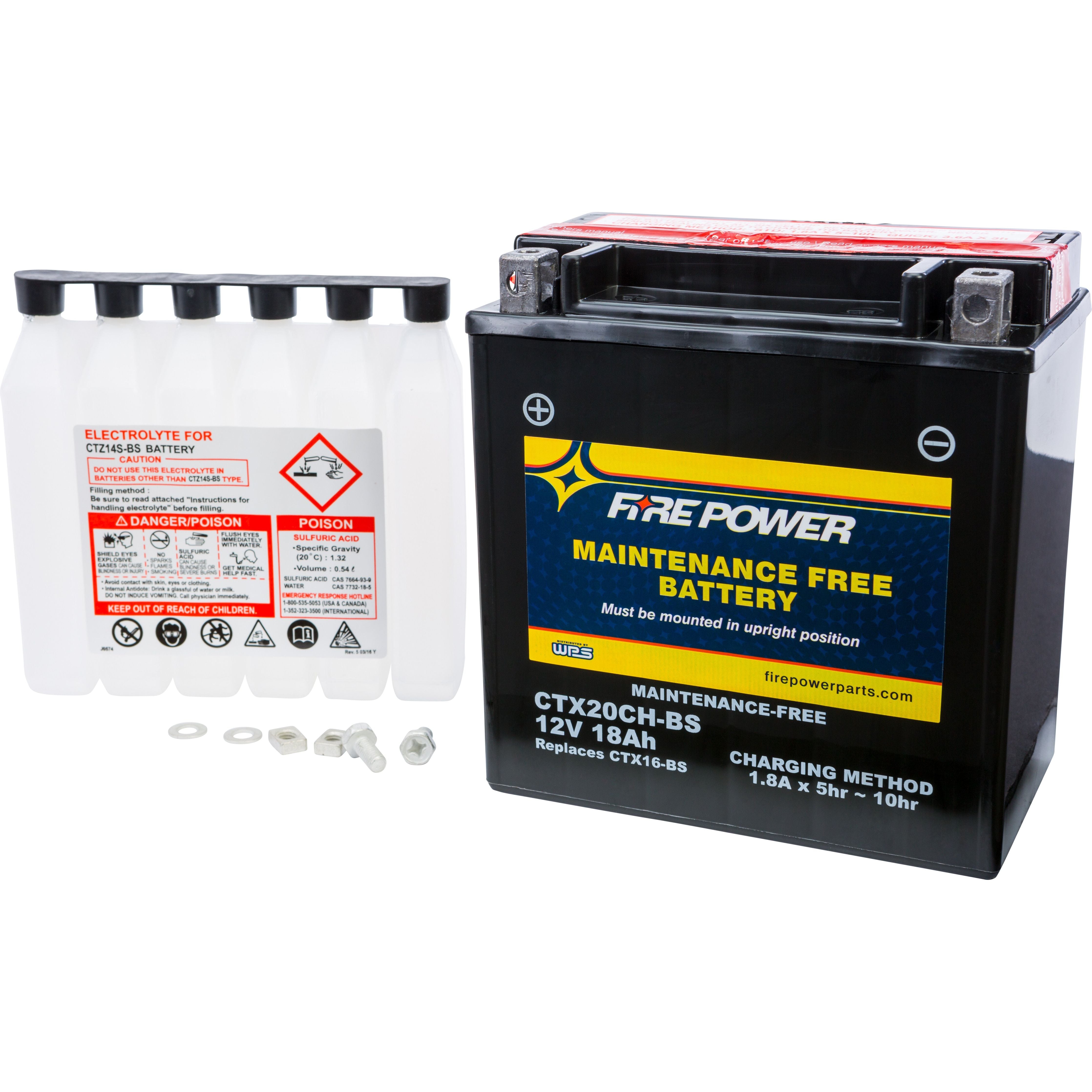 BATTERY CTX24HL-BS MAINTENANCE FREE CTX24HL-BS