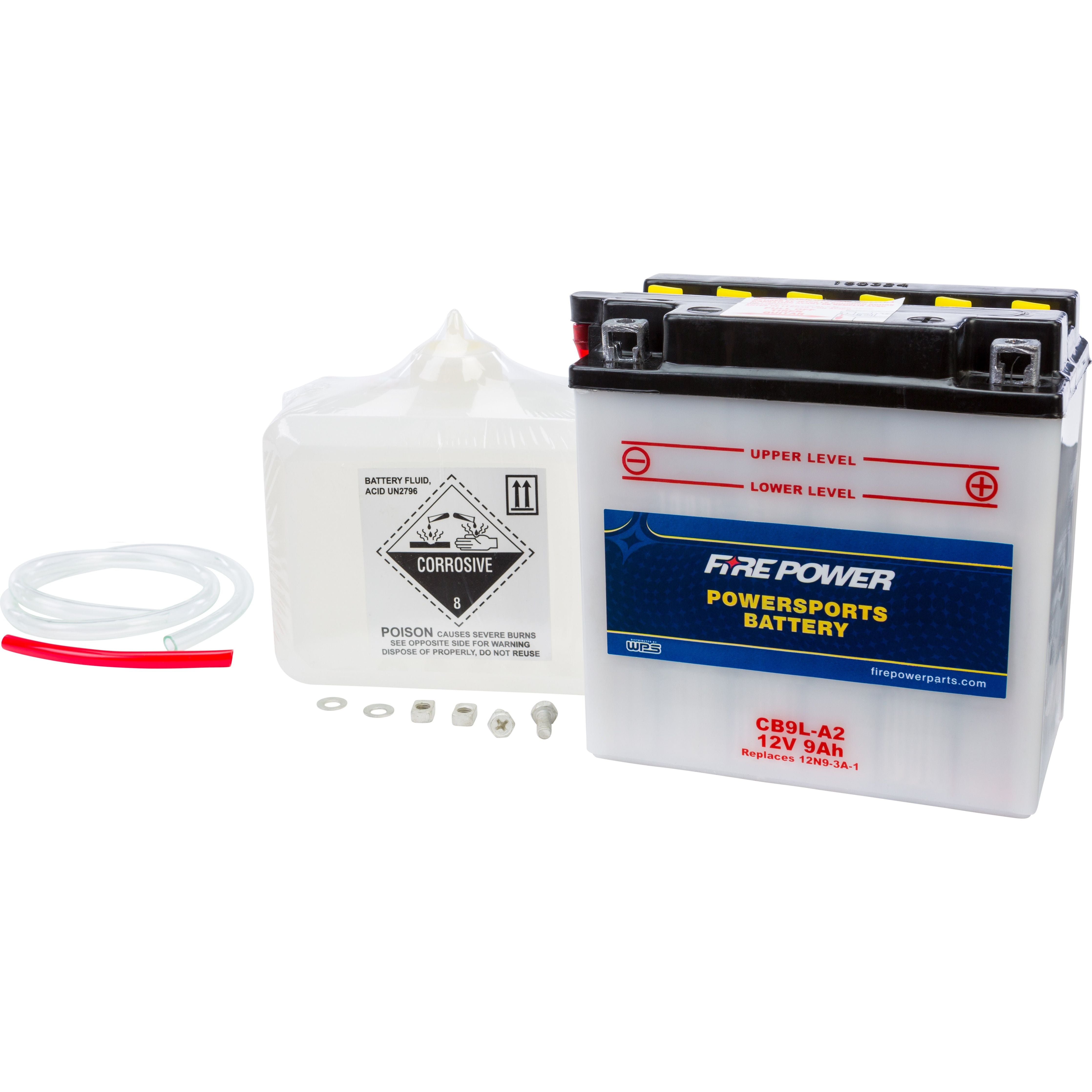 BATTERY W/ACID CB10A-A2 12V HEAVY DUTY CB10A-A2