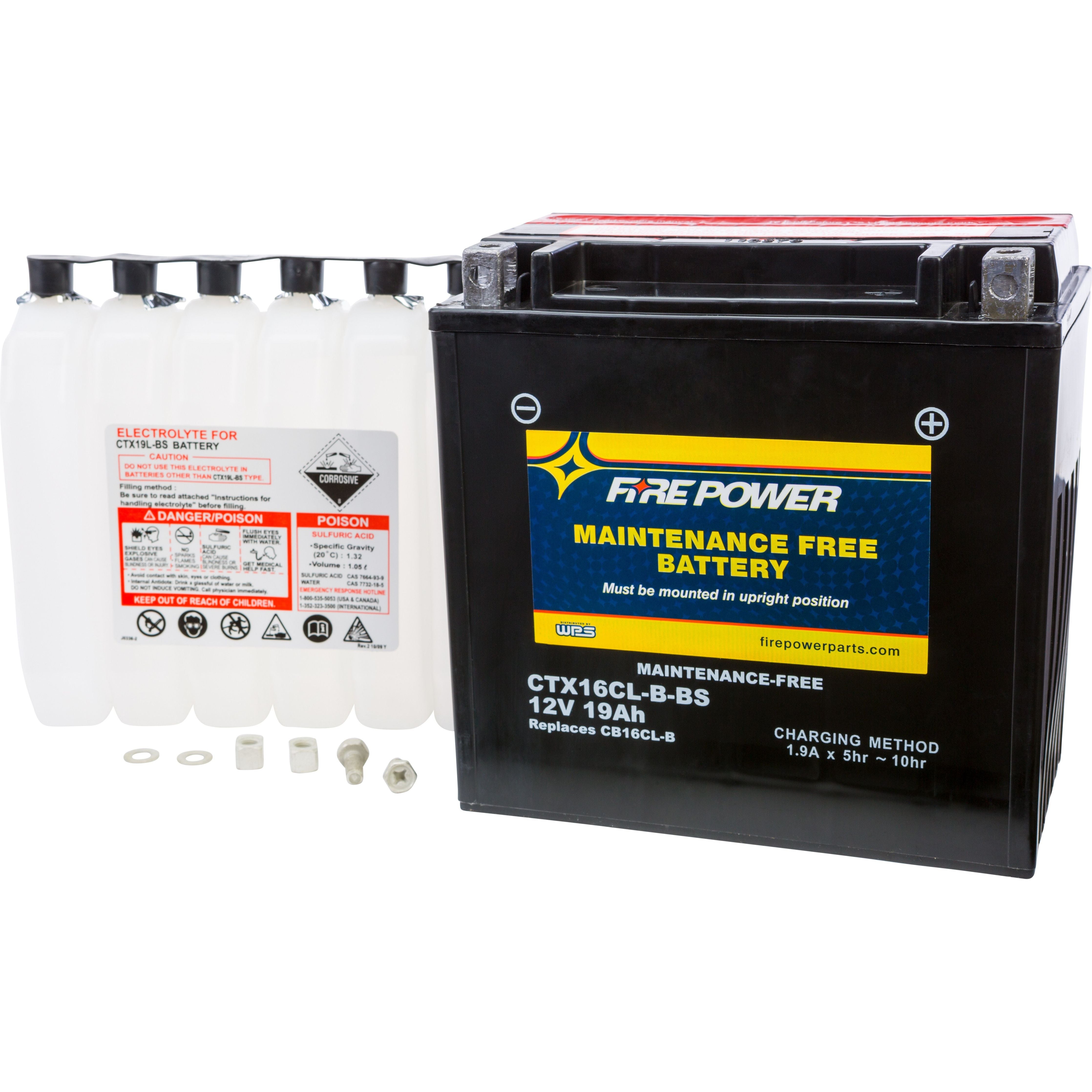 BATTERY CTX20CH-BS MAINTENANCE FREE CTX20CH-BS
