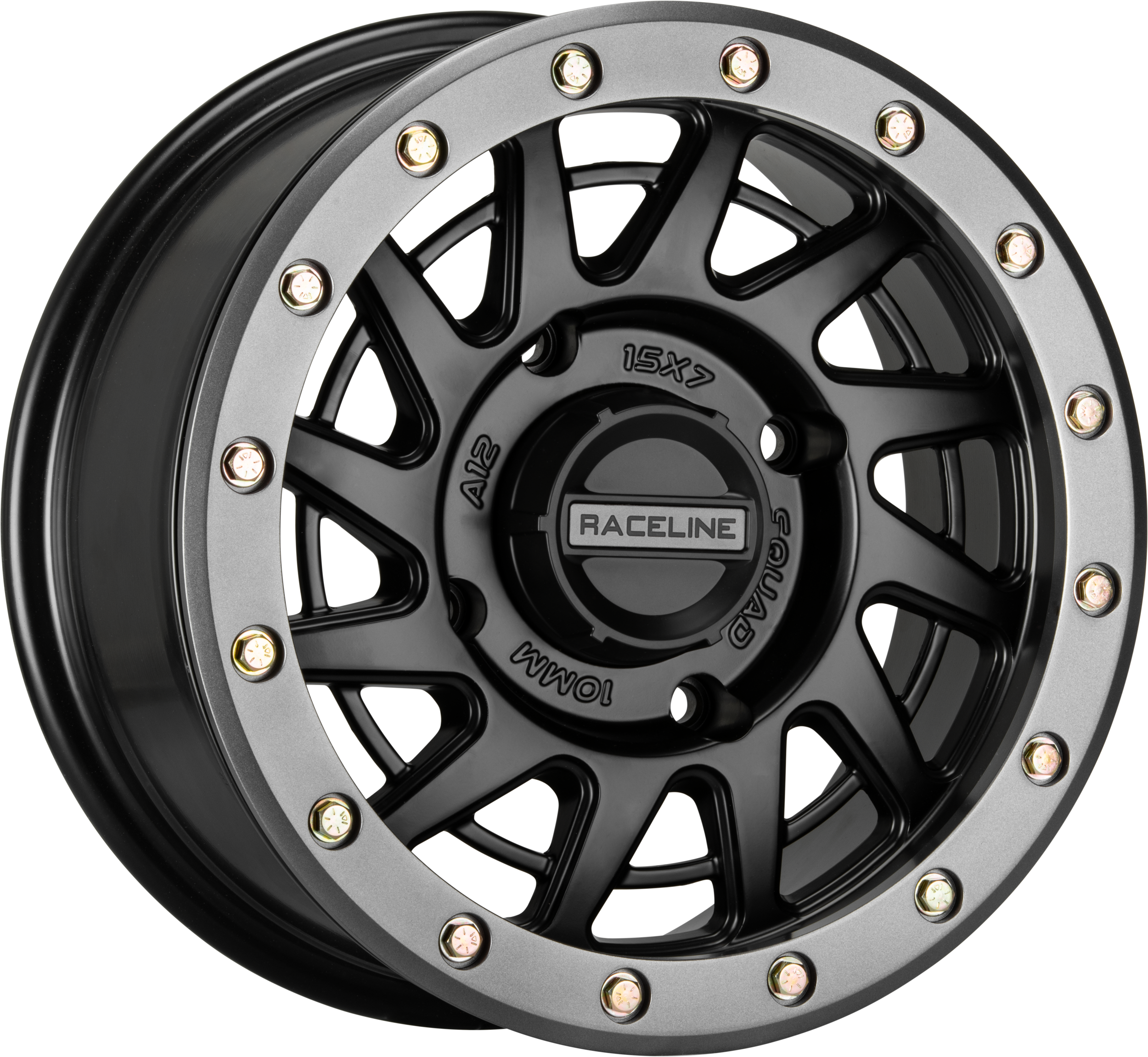 SQUAD BDLK WHEEL 15X7 4/156 5+2(+10MM) BLK/GUNMETAL