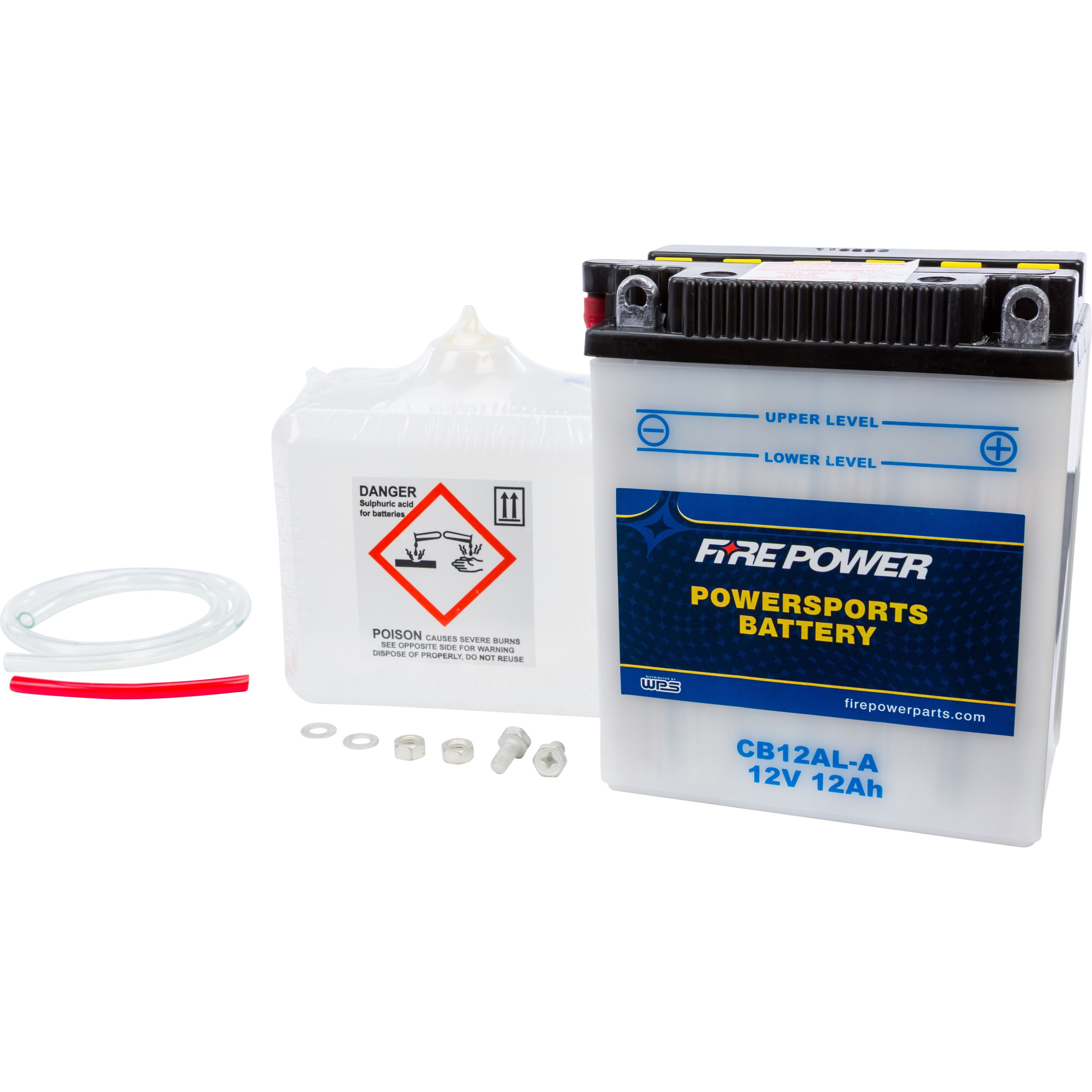 BATTERY W/ACID CB12B-B2 12V HEAVY DUTY CB12B-B2