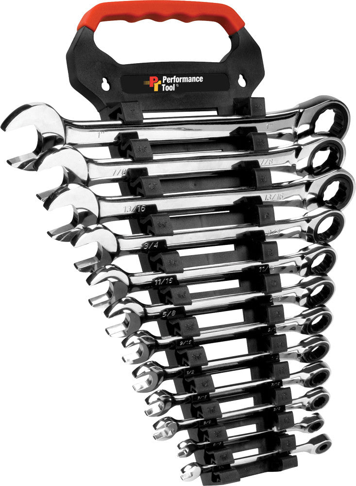 12 PC SAE RATCHET WRENCH SET
