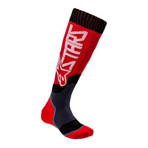 MX PLUS-2 SOCKS RED/WHITE YOUTH