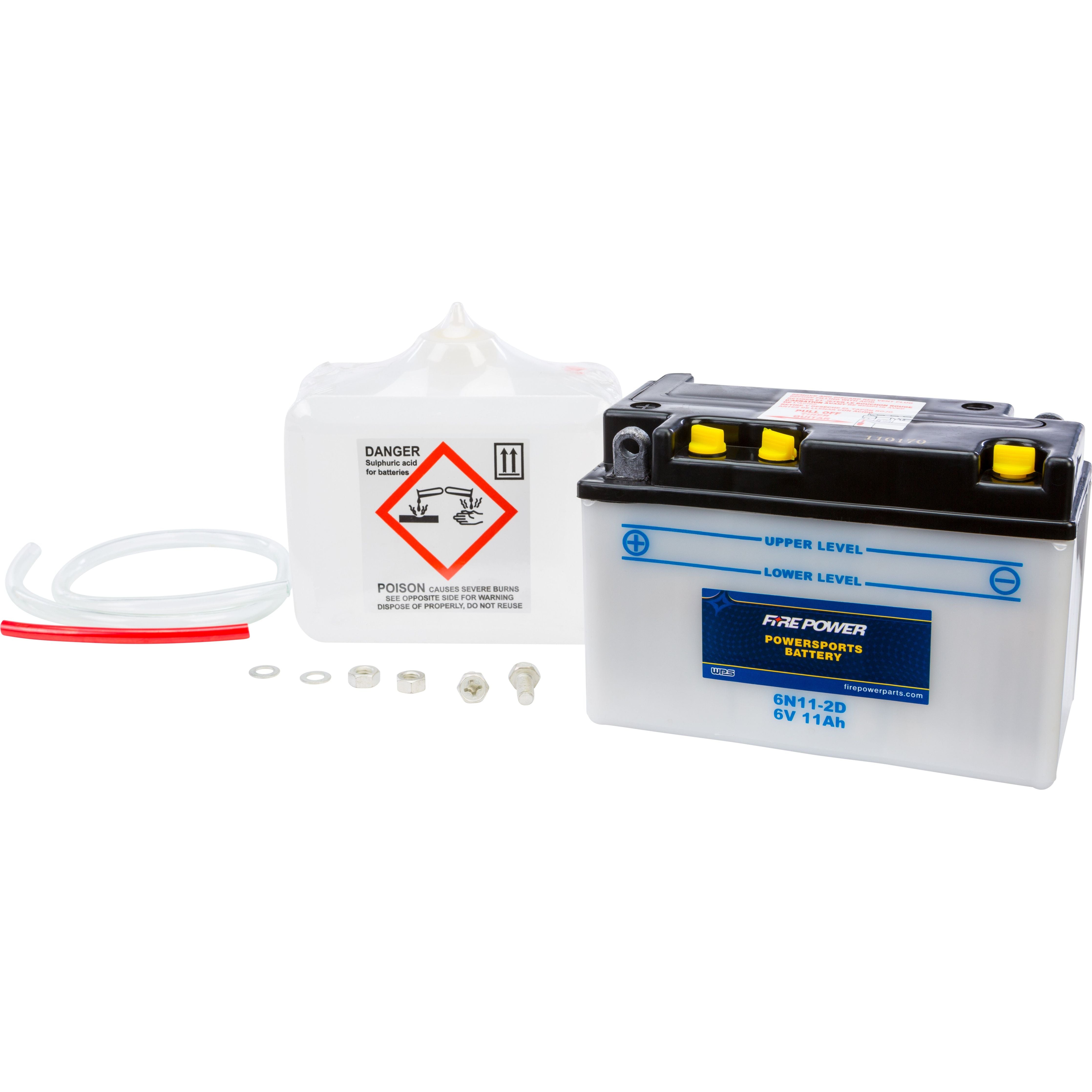 BATTERY W/ACID 6N11A-1B 6V 6N11A-1B