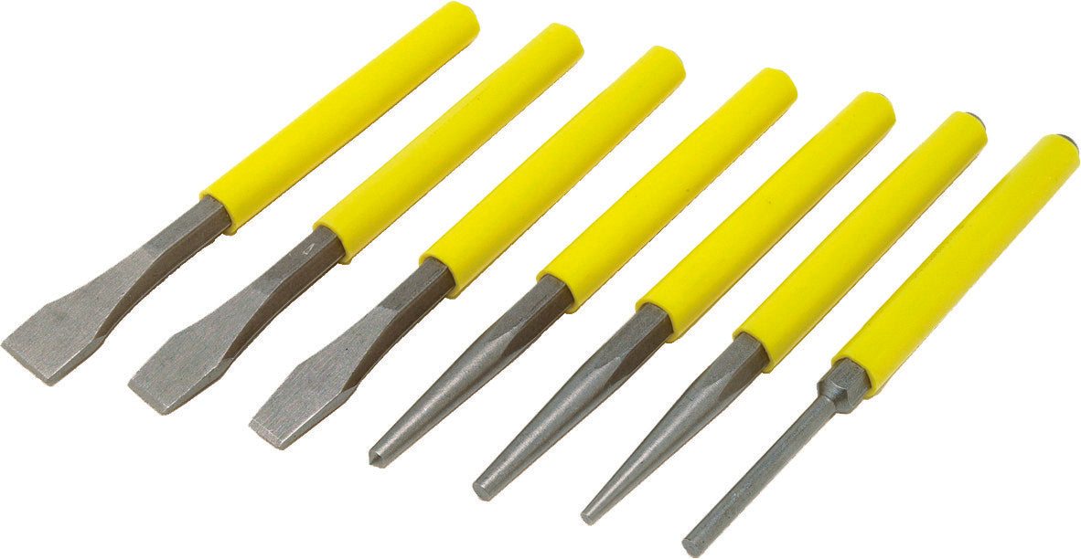 7 PC CHISEL/PUNCH SET