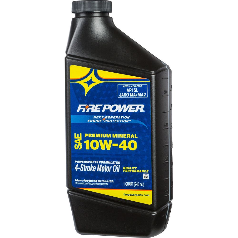 MINERAL 4-STROKE OIL 10W-40 QT 12/CASE