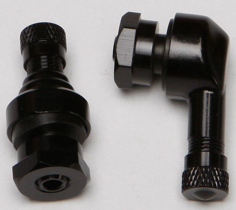 90/STRAIGHT AIR VALVE 8.3MM BLACK