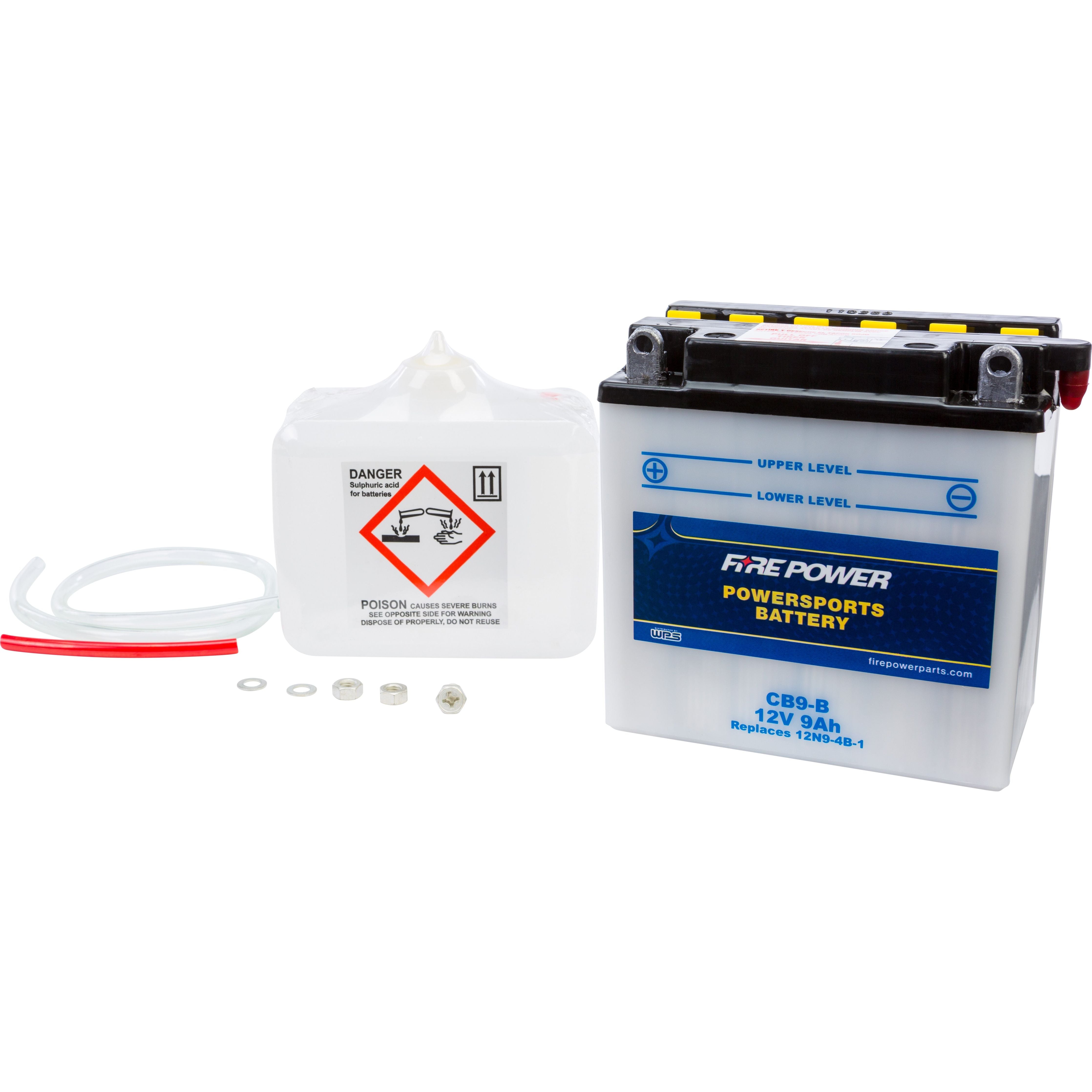 BATTERY W/ACID CB9L-B 12V HEAVY DUTY CB9L-B