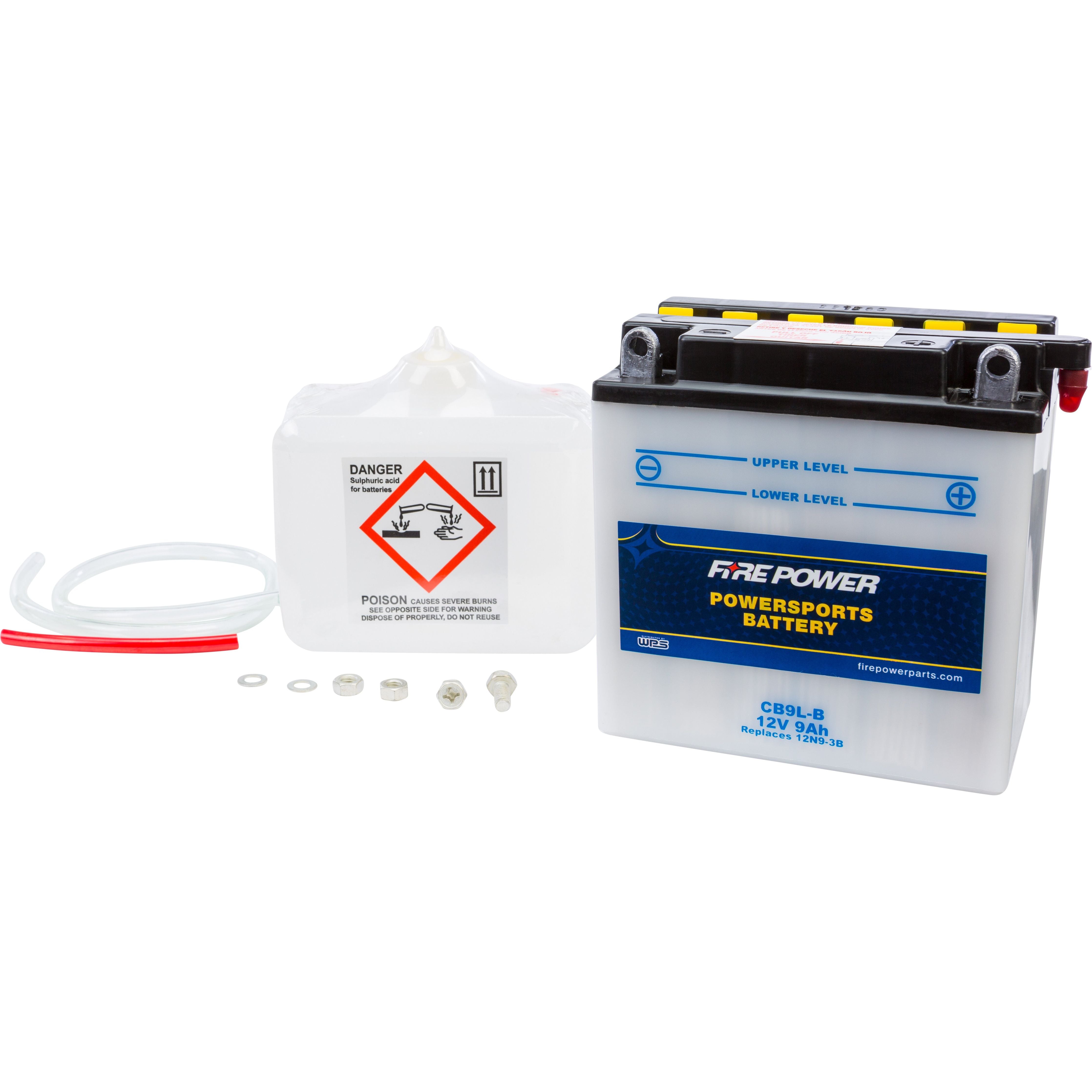 BATTERY W/ACID CB9L-A2 12V HEAVY DUTY CB9L-A2