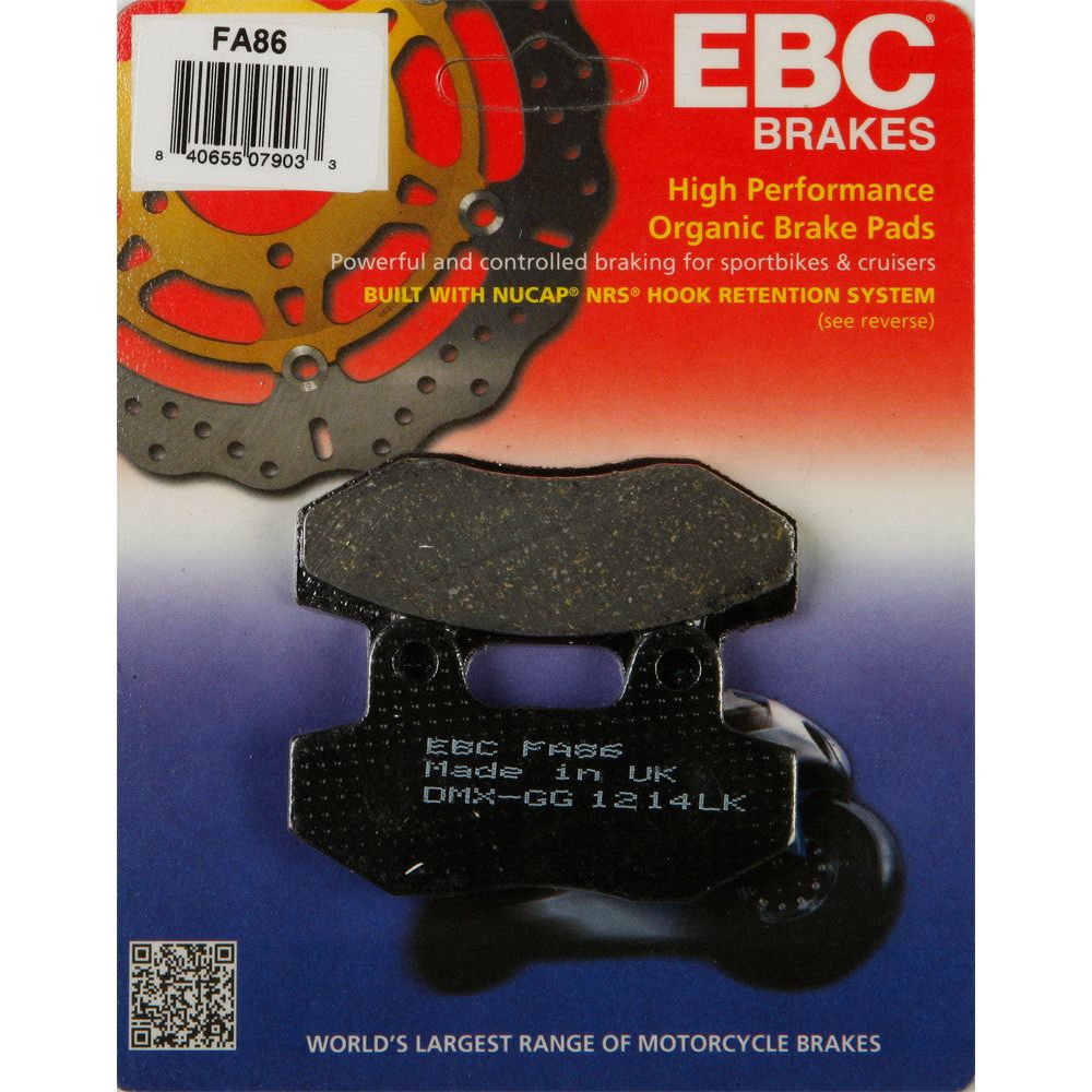 BRAKE PADS FA86