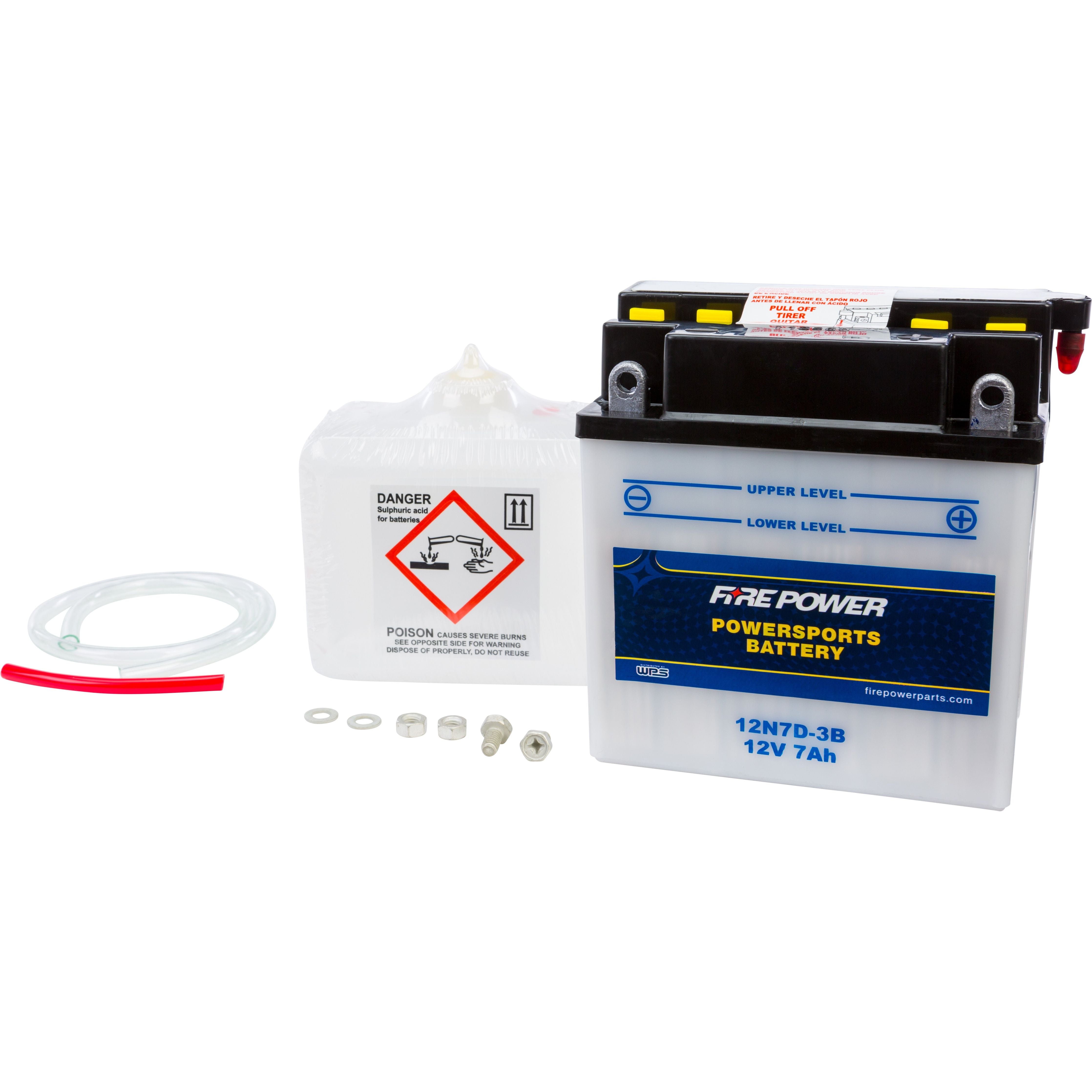 BATTERY W/ACID 12N7-4A 12V 12N7-4A