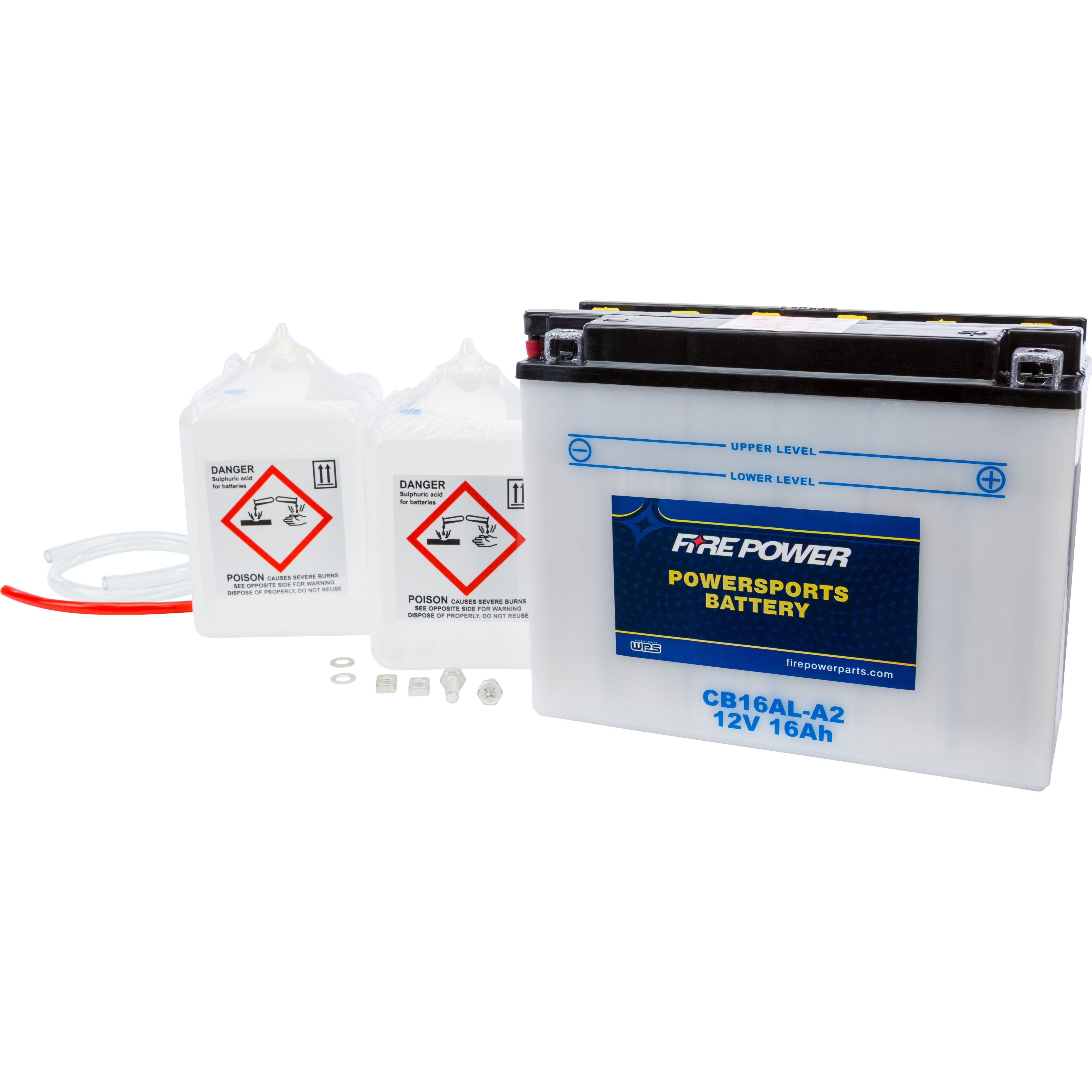 BATTERY W/ACID CB16B-A 12V HEAVY DUTY CB16B-A