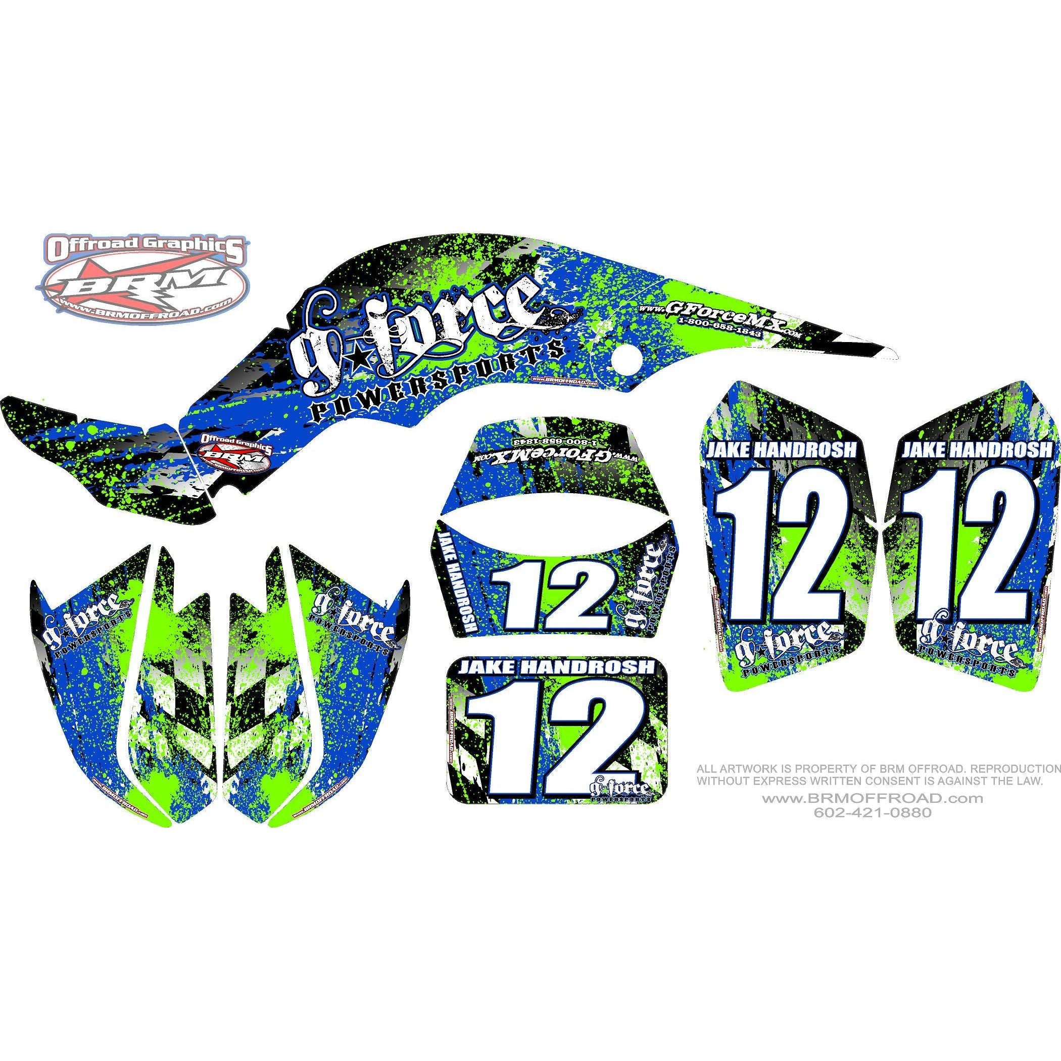 SPLATTER - TEAM DECAL KIT