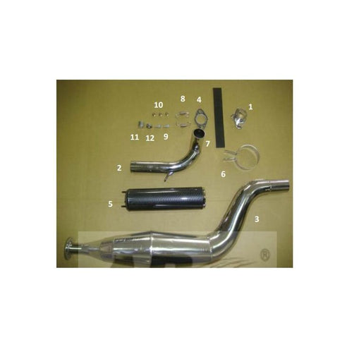 #3 Exhaust Pipe 50cc complete
