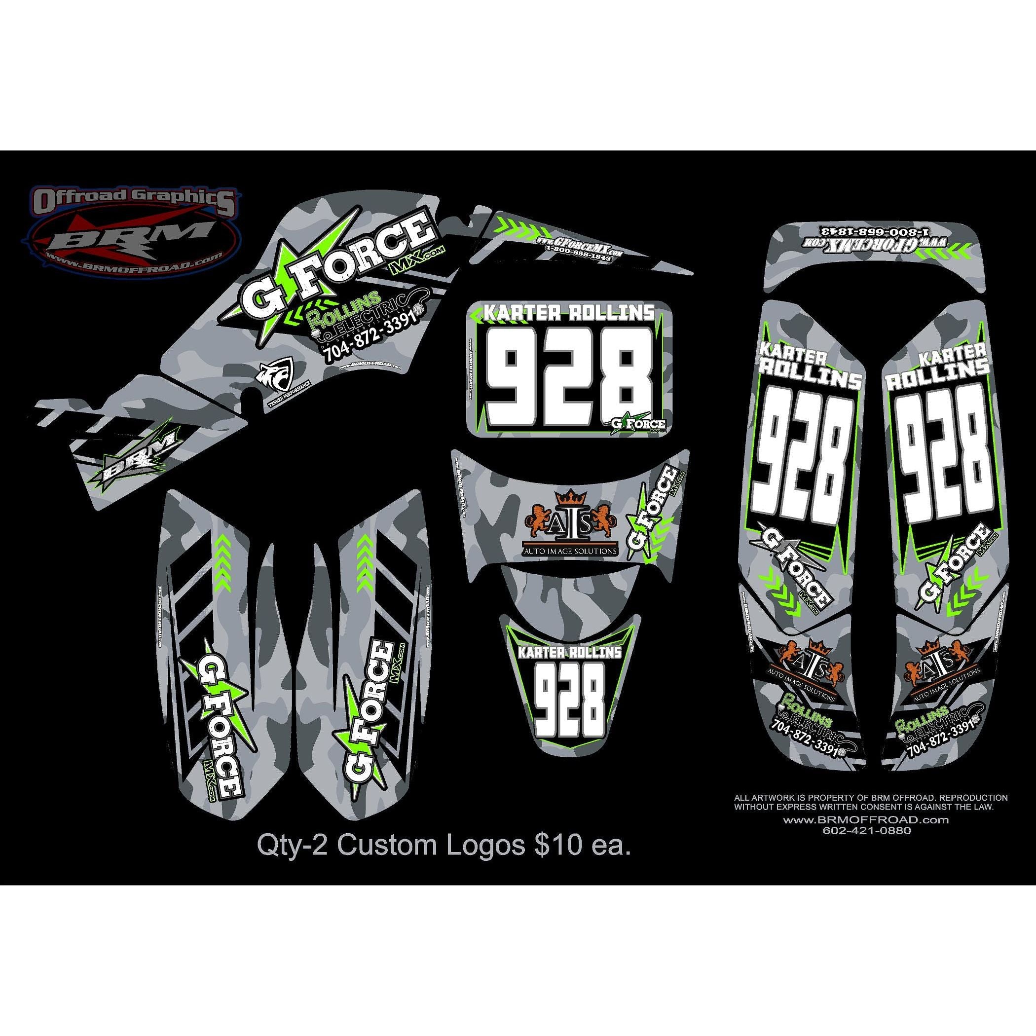 URBAN WARFARE - TEAM DECAL KIT