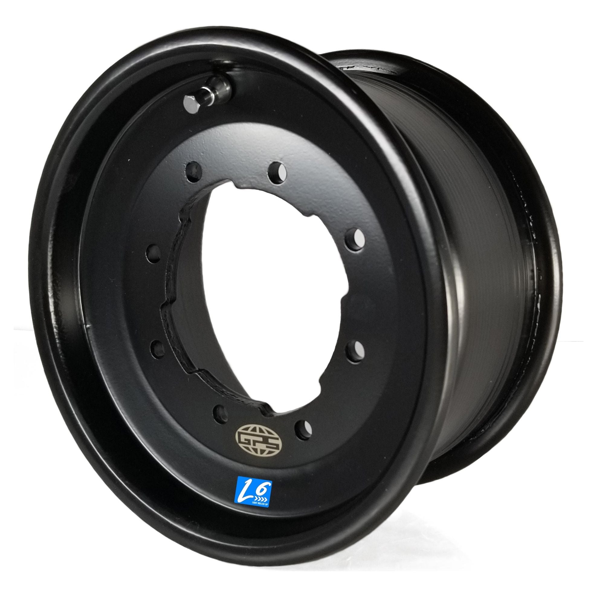GPS L6 Rolled Edge Black Wheels .160 - 10×5 (4+1) - 4/144