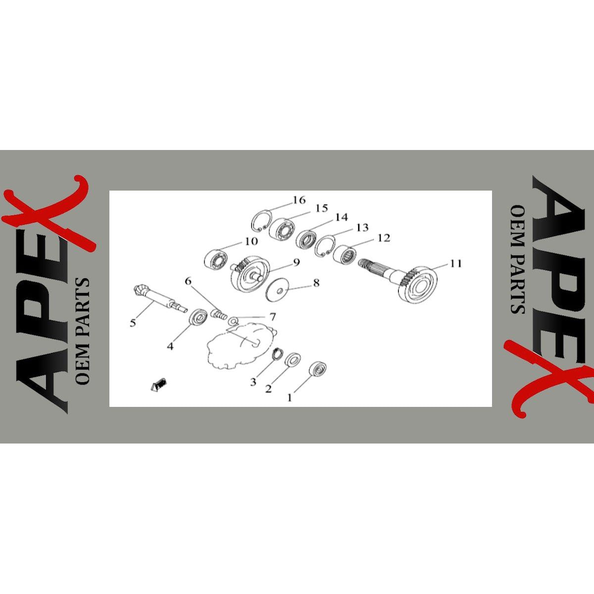 #9 Main Axle -Transmission Gear (11/47T)