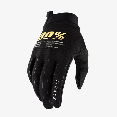 ITRACK YOUTH GLOVES BLACK XL