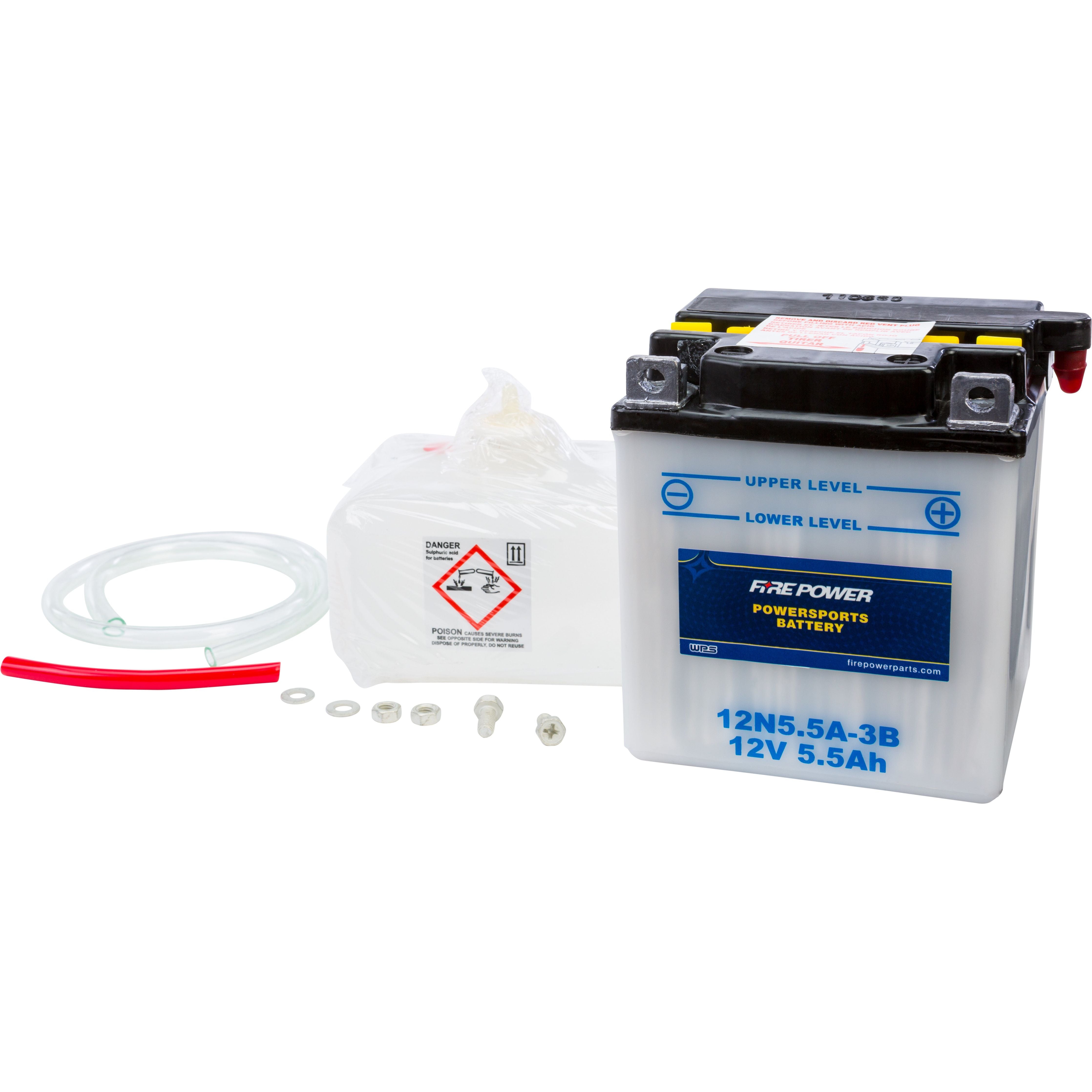 BATTERY W/ACID 12N7-3B 12V 12N7-3B