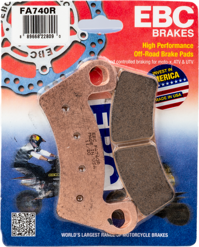 BRAKE PADS FA740R SINTERED R SERIES