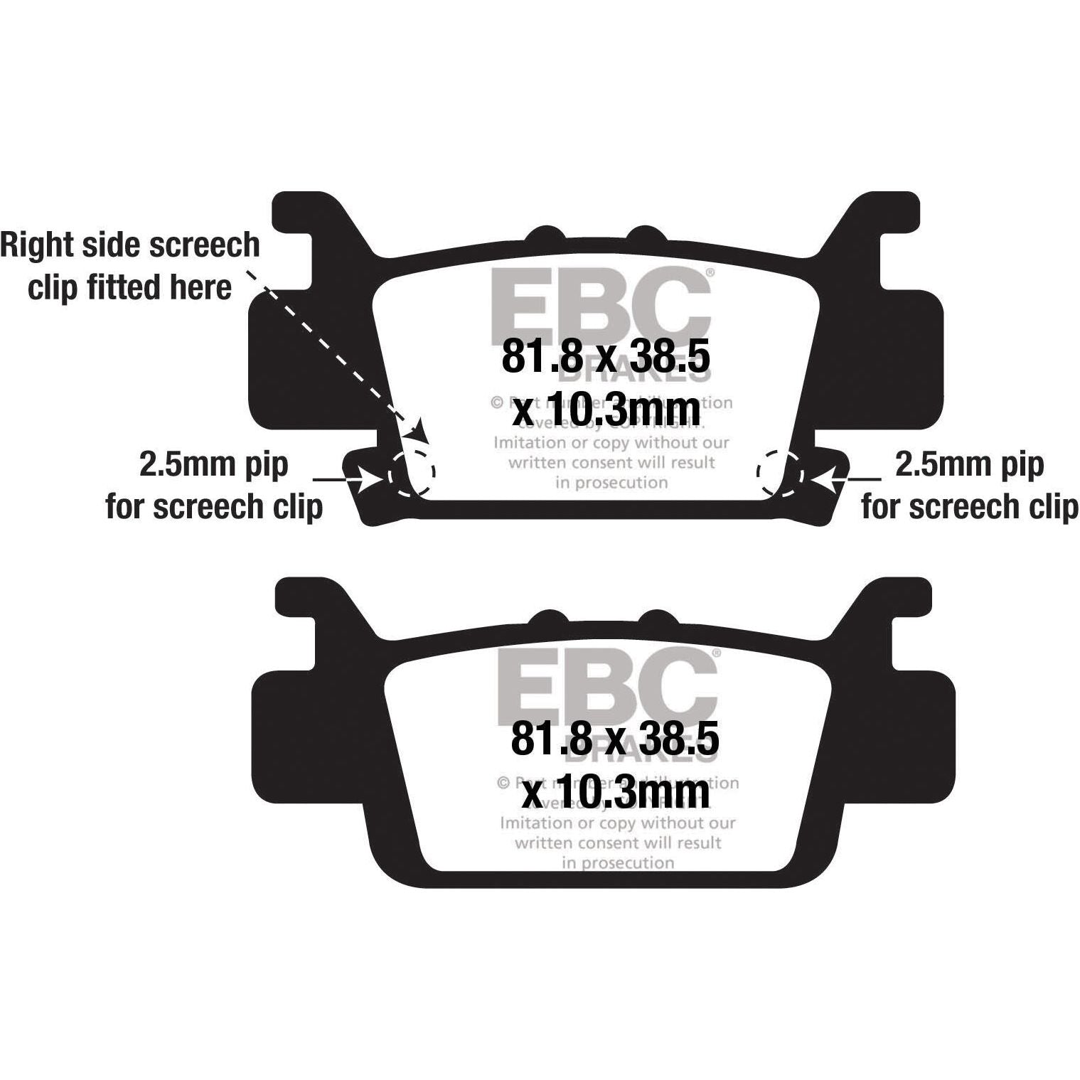 BRAKE PADS FA7034SV