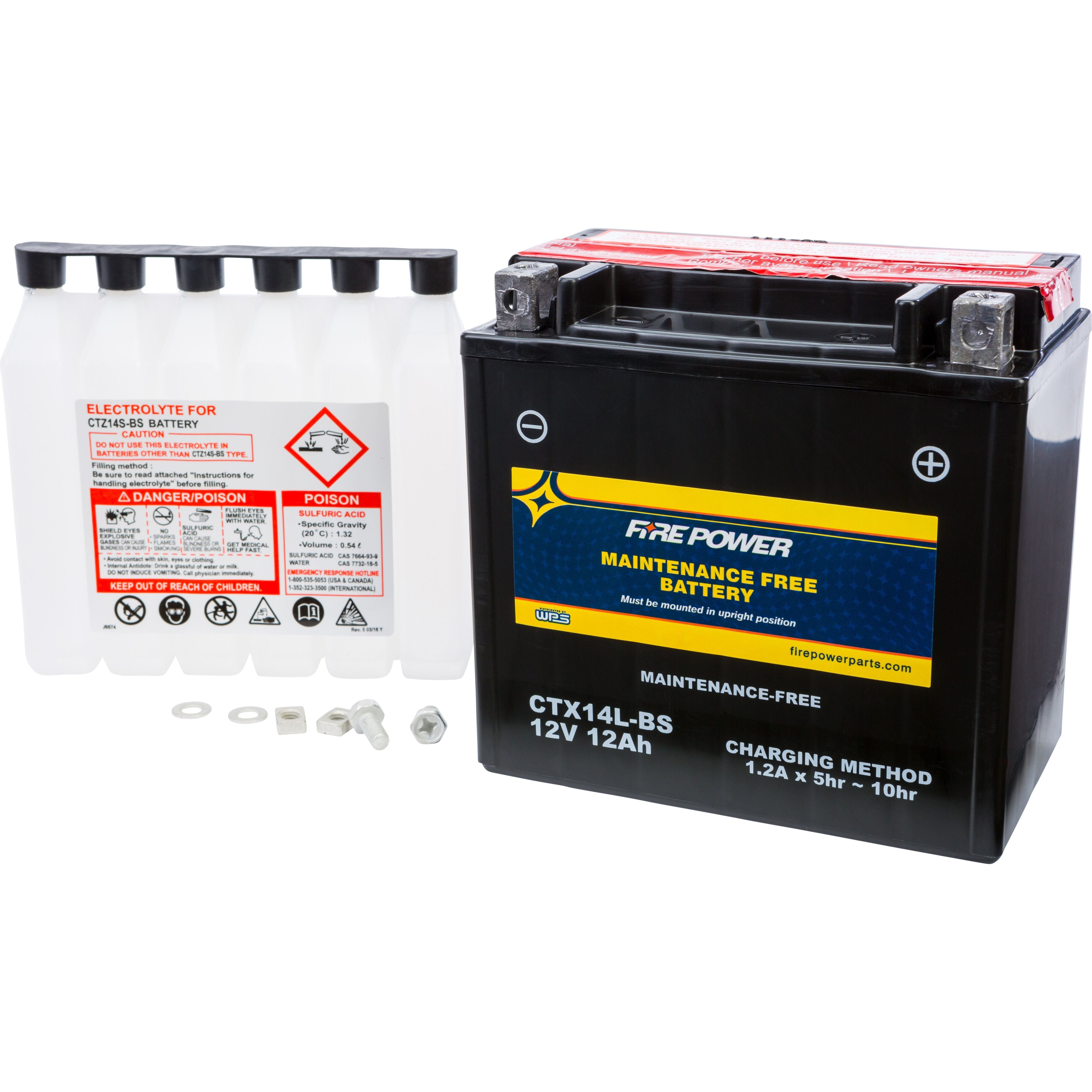 BATTERY CTX20L-BS MAINTENANCE FREE CTX20L-BS