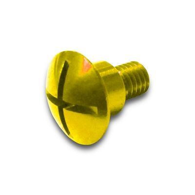 Suzuki Factory Aluminum Fork Guard Bolts Yellow 2002-2019 - G-FORCE POWERSPORTS