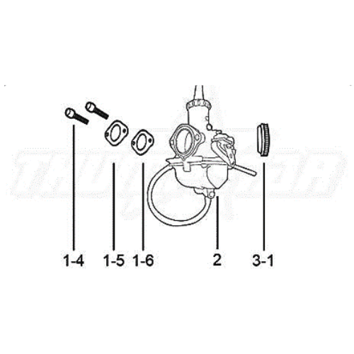 CARB & FILTERS - THUMPSTAR V5