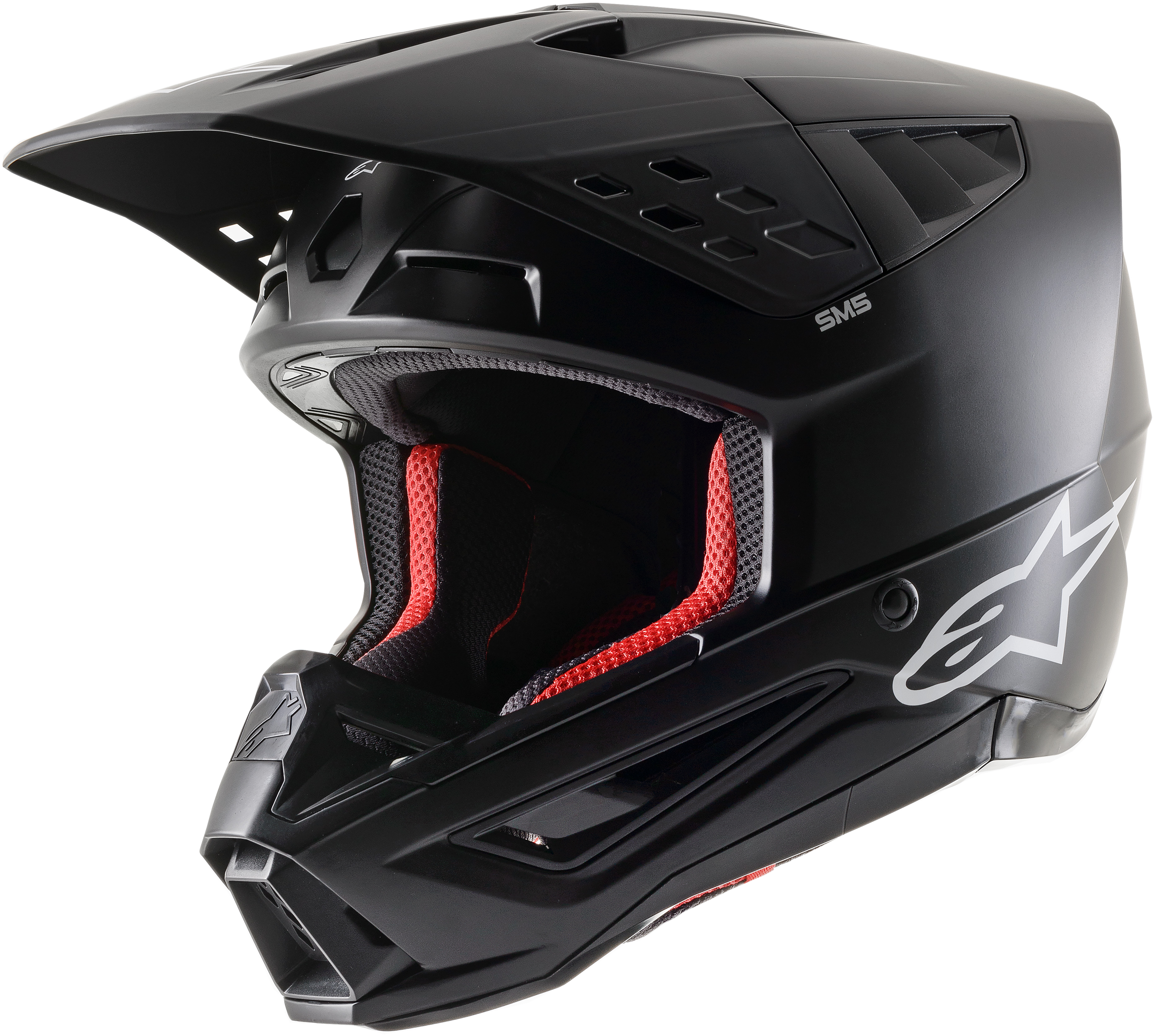 S-M5 SOLID HELMET BLACK MATT 2X